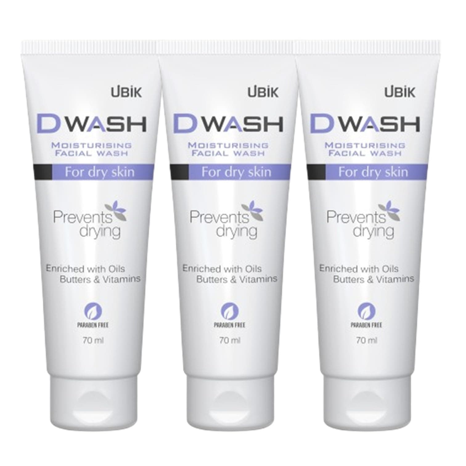 Dwash Moisturising Facial Wash : Pack of 3