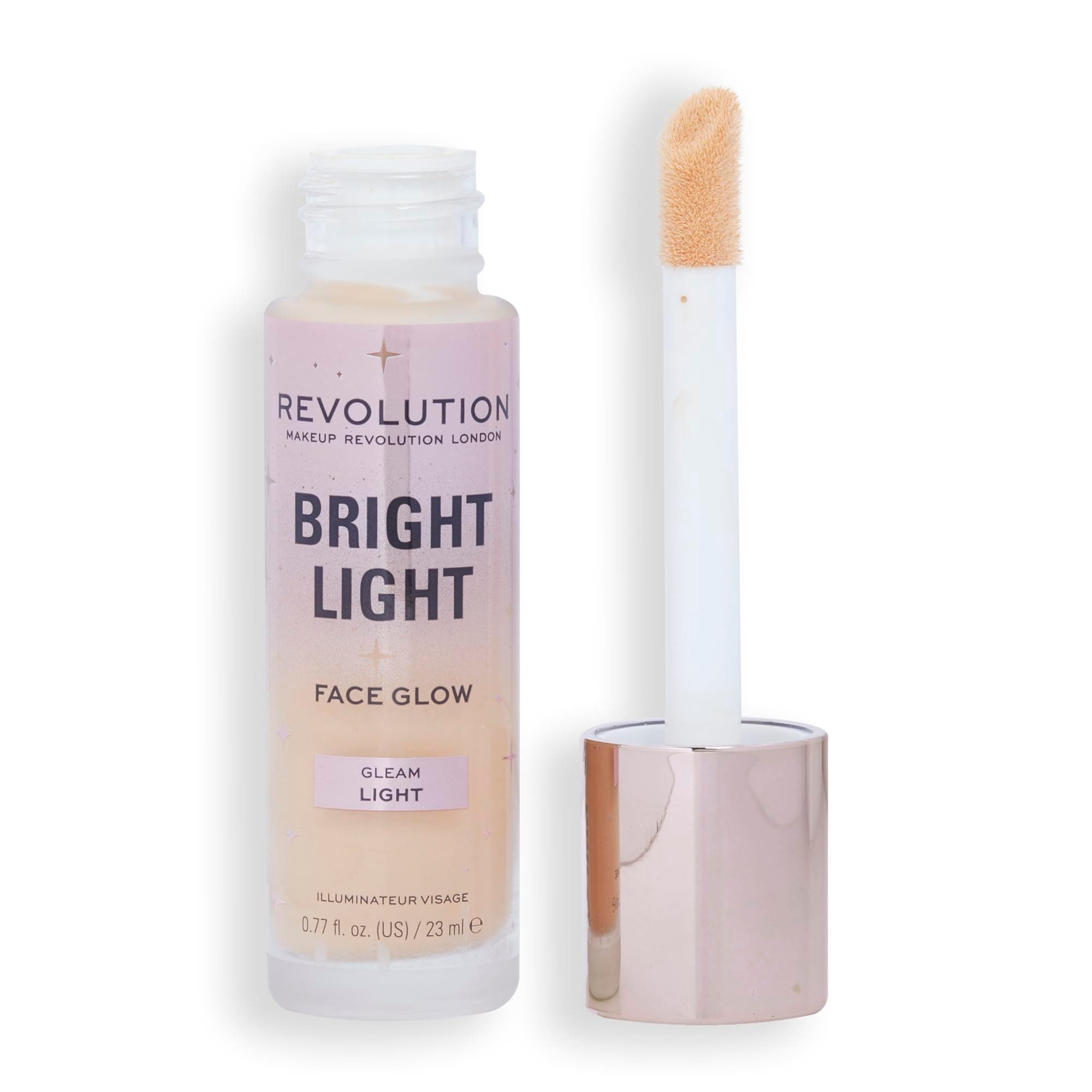 Revolution, Bright Light Face Glow, Lightweight & Brightening Multi-Use Skin Tint, Illuminating and Natural Glow Finish, Gleam Light, 23ml