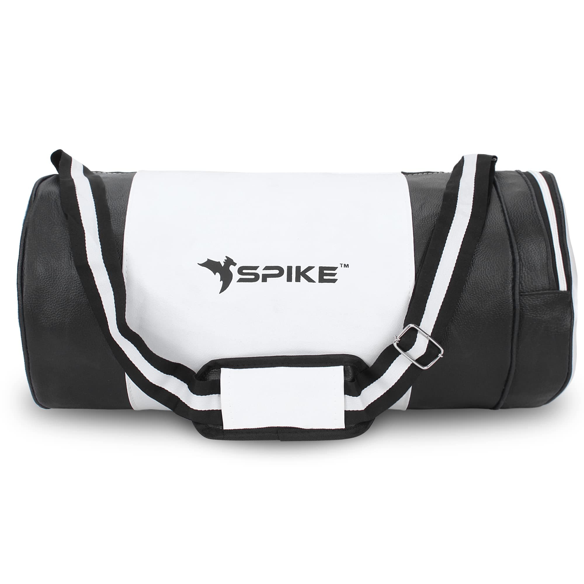 SPIKE Duffle 25L Leather Gym Bag For Men And Women With Accessory Pockets, Removable & Adjustable Strap For Travel Duffle For Gym, Sports, Training, Multicolor