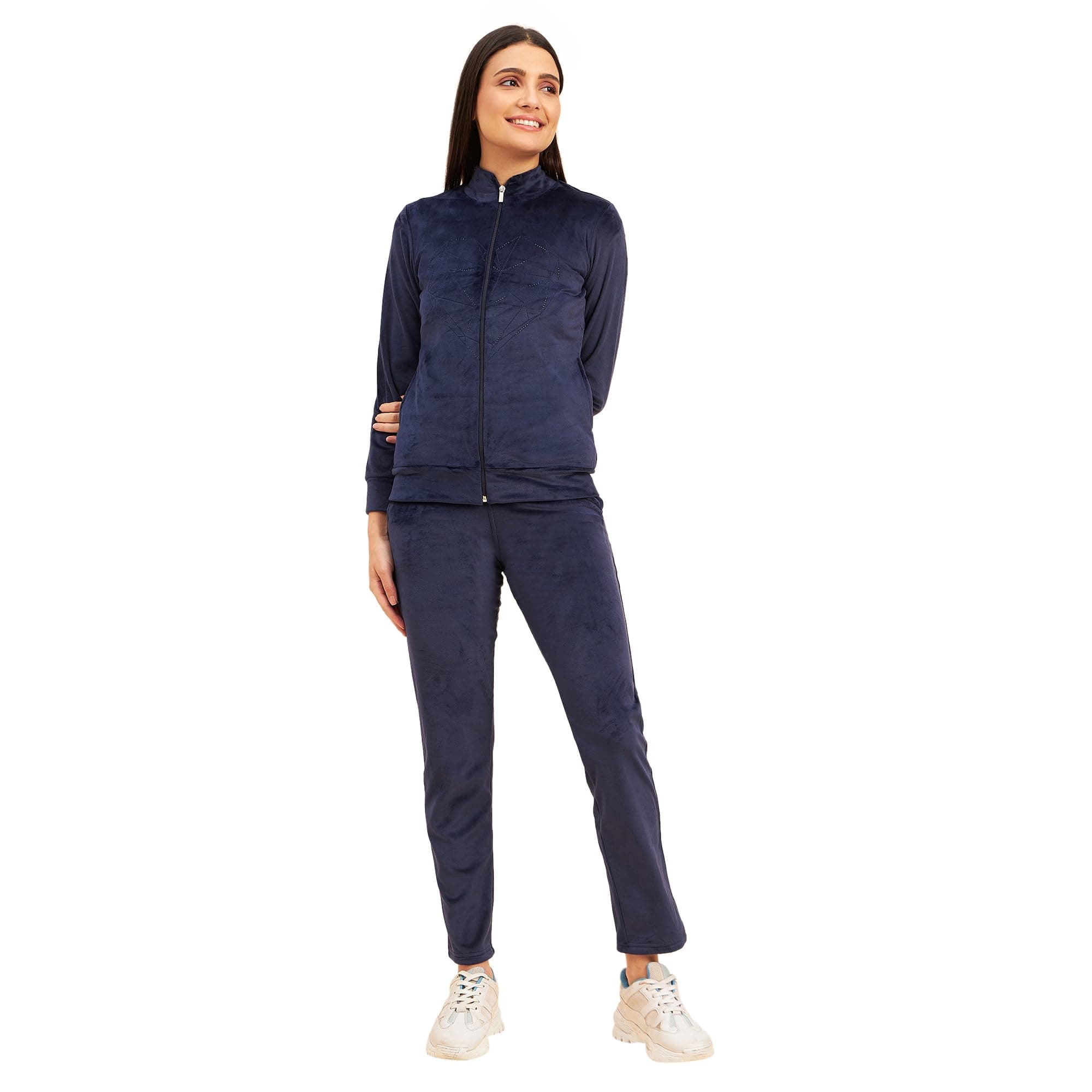 Sweet Dreams Women Solid Tracksuit