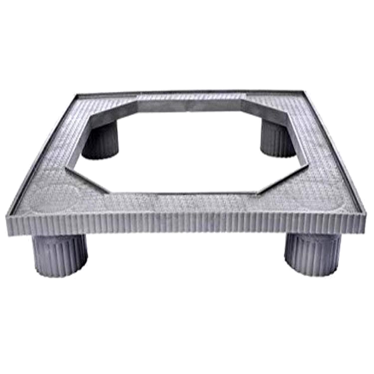 Your's Shopekart Plastic Fridge Stand for Single/Double Door Refrigerators (150-390 litres, Grey)