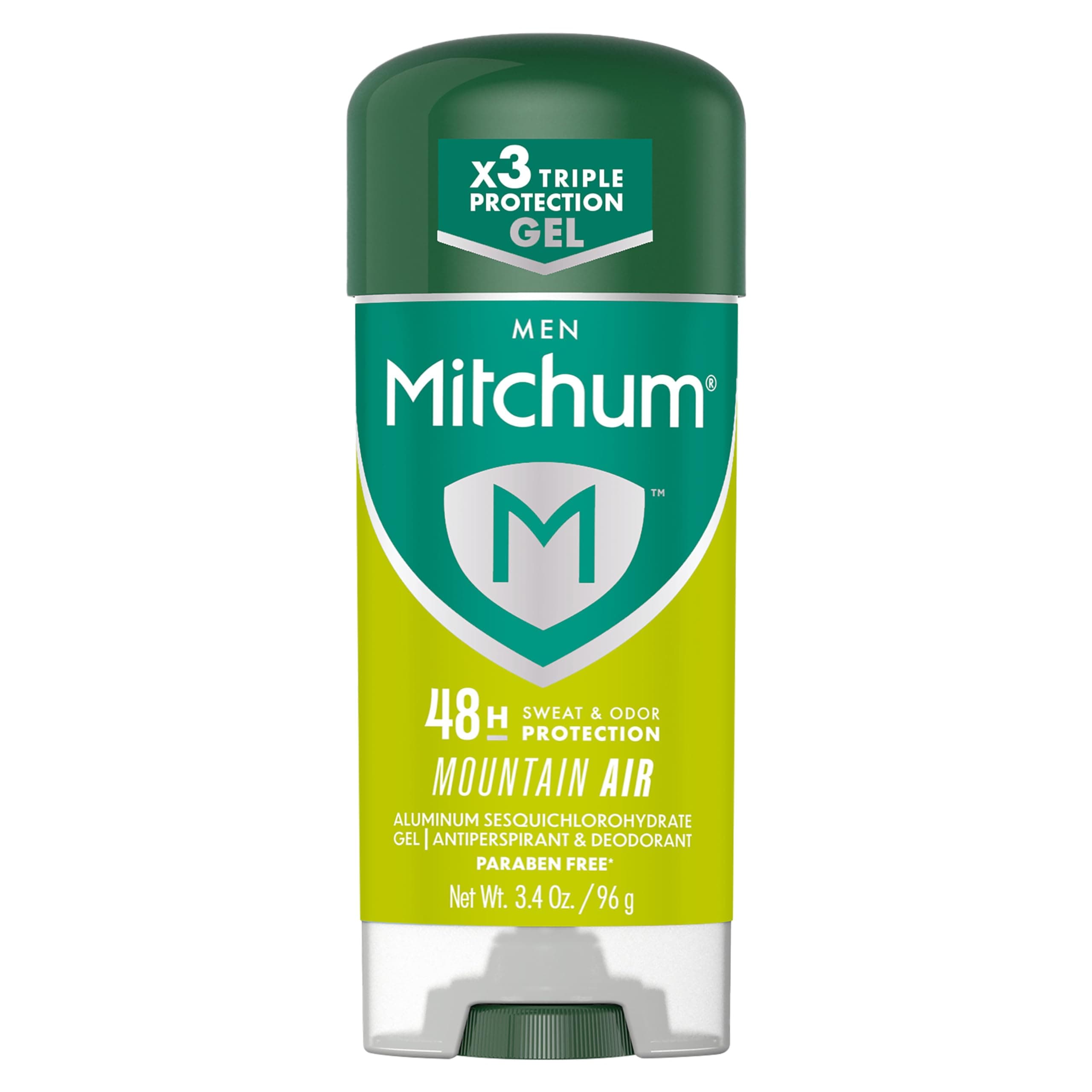 Mitchum Clear Gel Antiperspirant & Deodorant for Men, Mountain Air - 3.4 oz