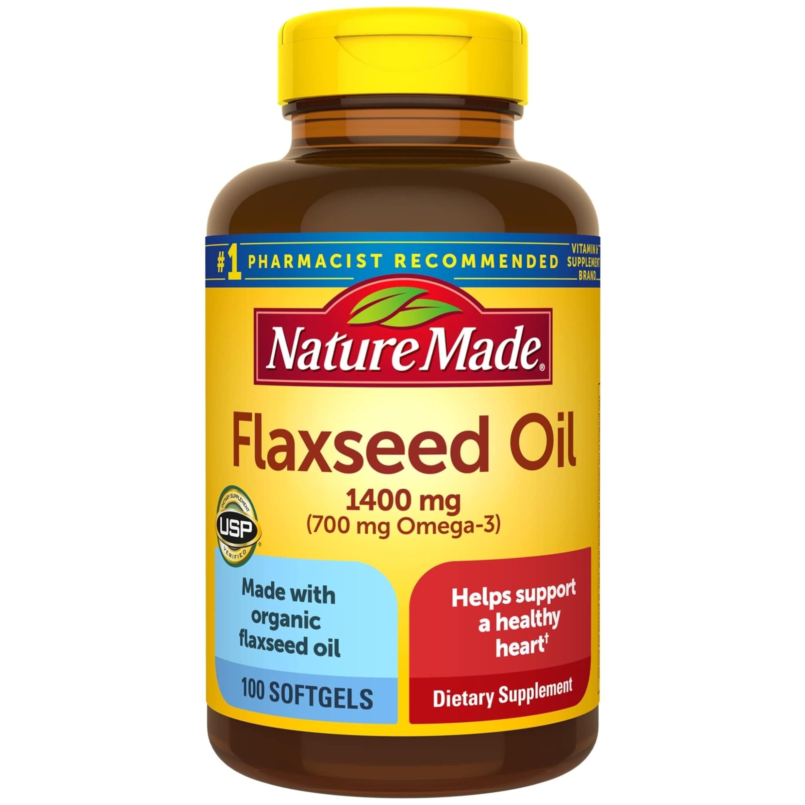Nature Made Flaxseed Oil 1400 mg, 300 Softgels