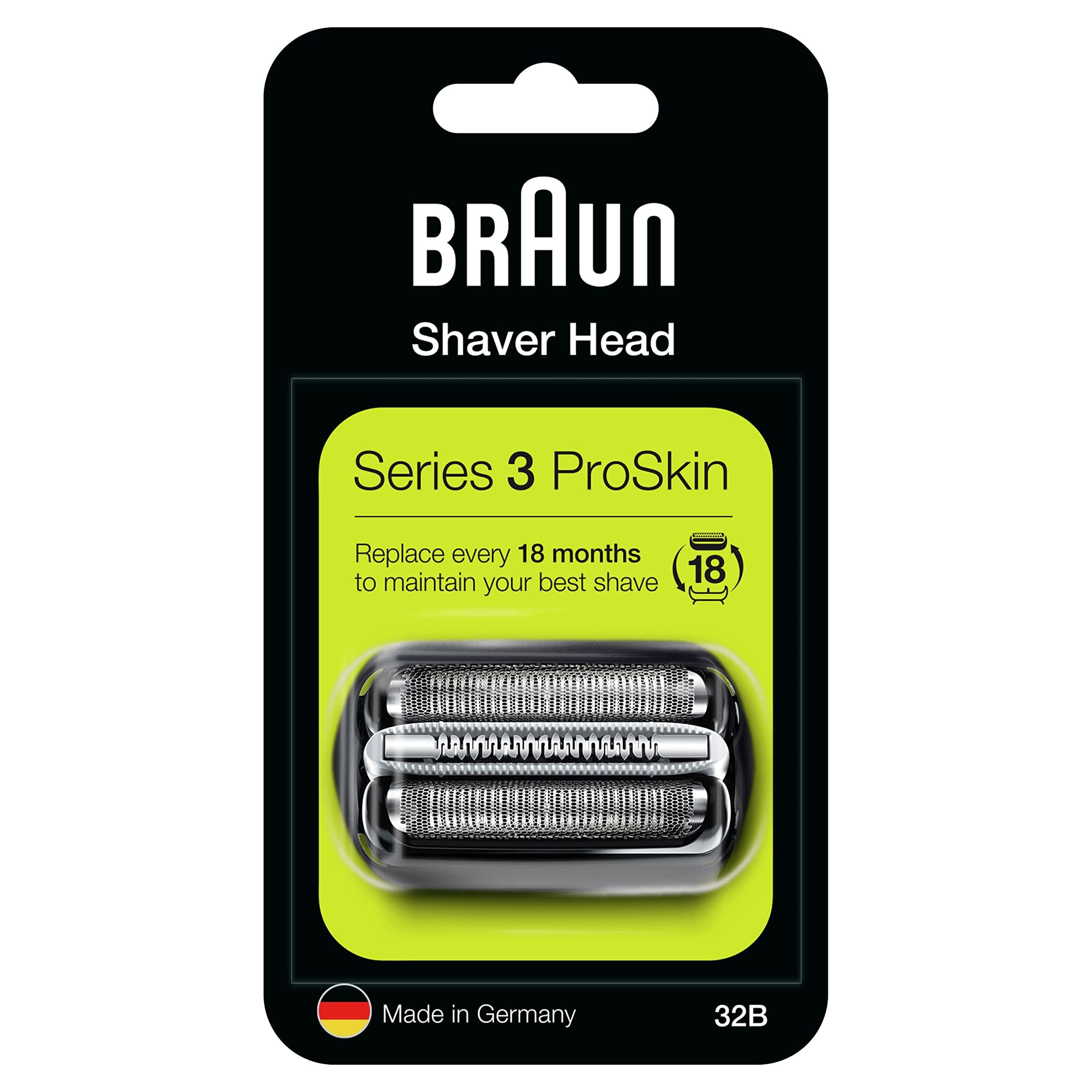 Braun razor Replacement Foil & Cutter Cassette 32B Series 3 320 330 340 350CC black shaving heads