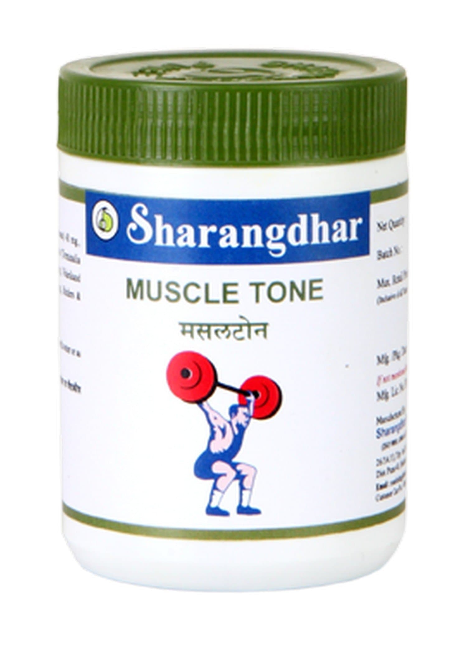 Sharangdhar Pharmaceuticals Muscle Tone - 120 Tablets (Pack of 3), White
