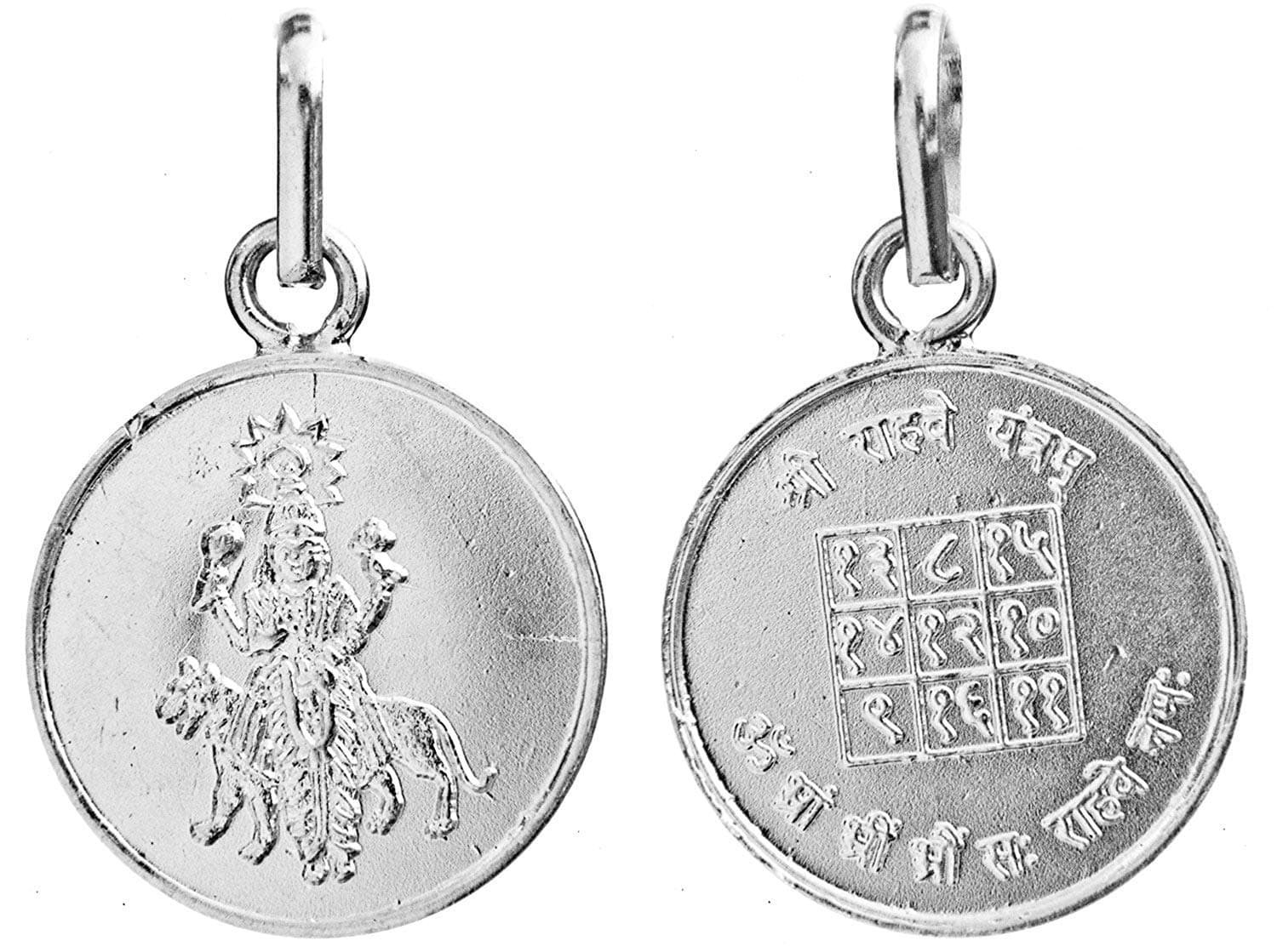 numeroastro Shri Rahu Yantra Locket | Pendant In Pure Silver For Men & Women (5.5 Grams) (1 Pc)