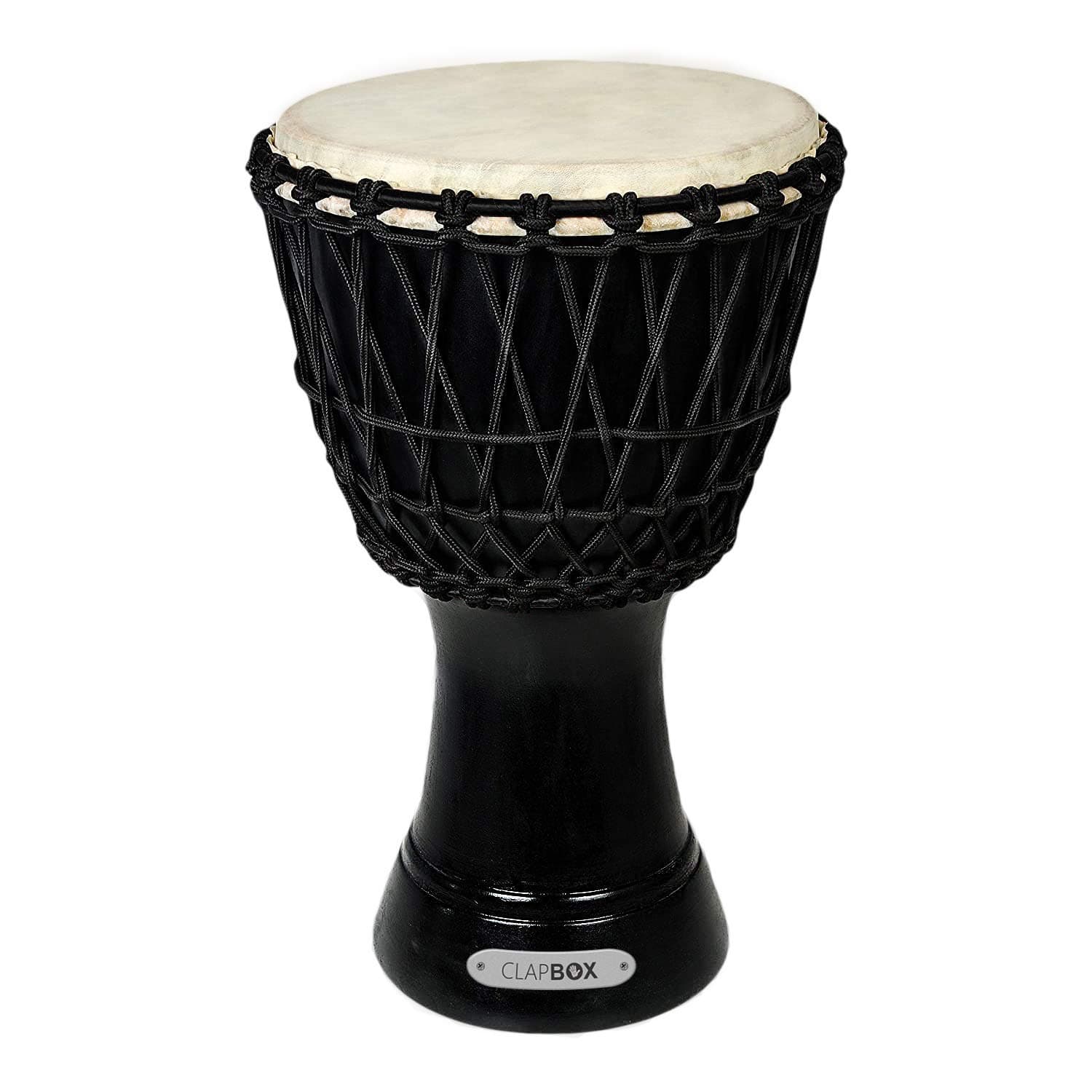 Clapbox Djembe - Mango Wood (12 Inches, Black)