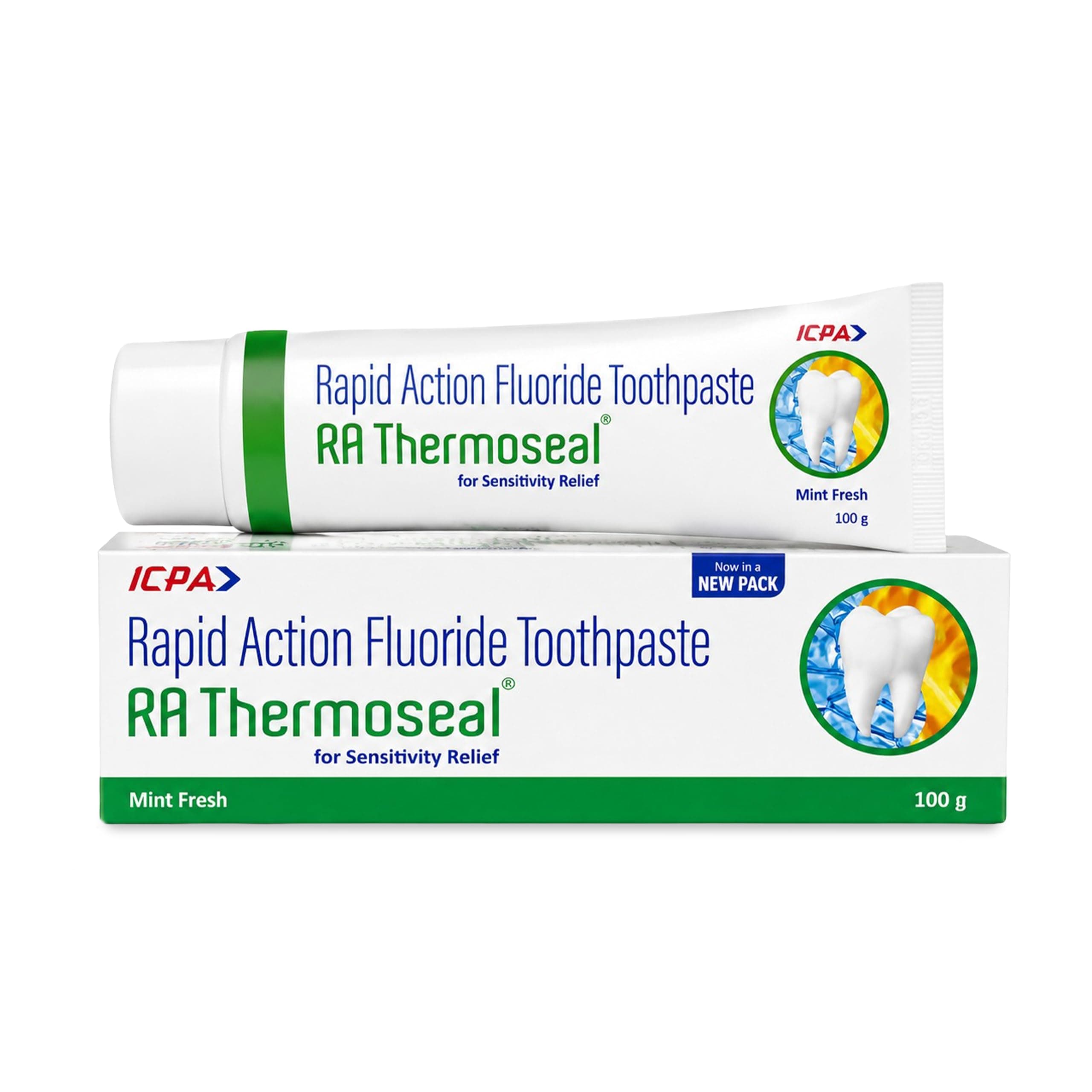 ICPA Thermoseal RA Sensitivity Rapid Action Toothpaste Repair and Protect | Tooth Paste for Daily Sensitivity Protection, Dental Pain Relief | (Pack of 1) |100 gm