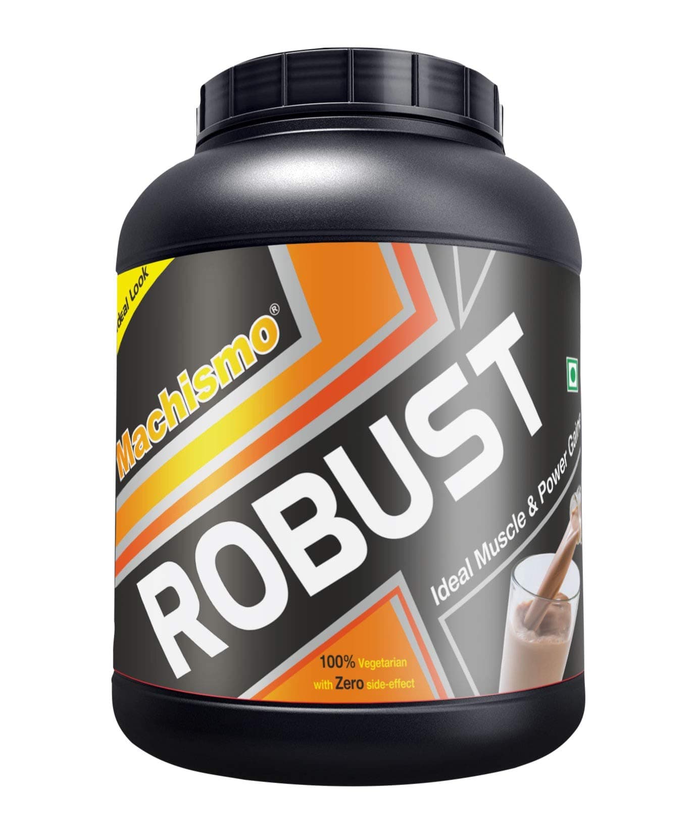 Machismo Robust - Ideal Muscle & Power Gainer (Chocolate, 1 Kg / 2.2 lb)