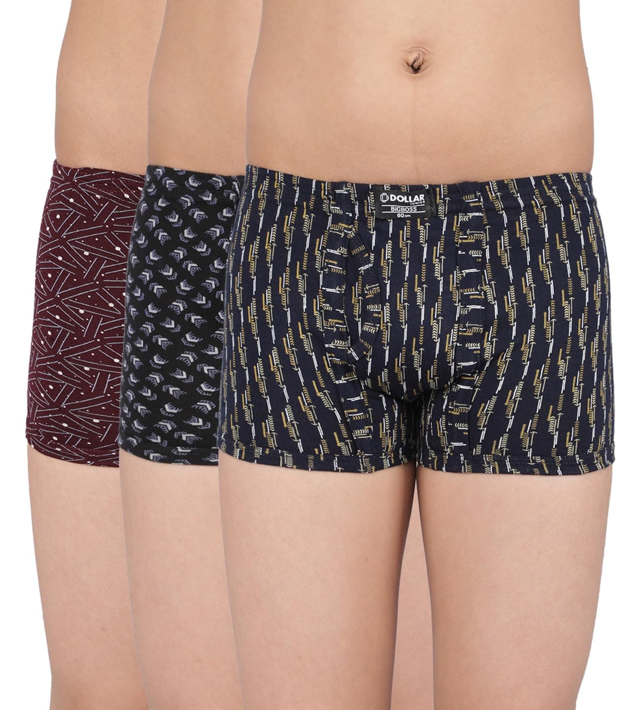 Dollar Bigboss Kid's Assorted Soft Combed Cotton Printed Trunk