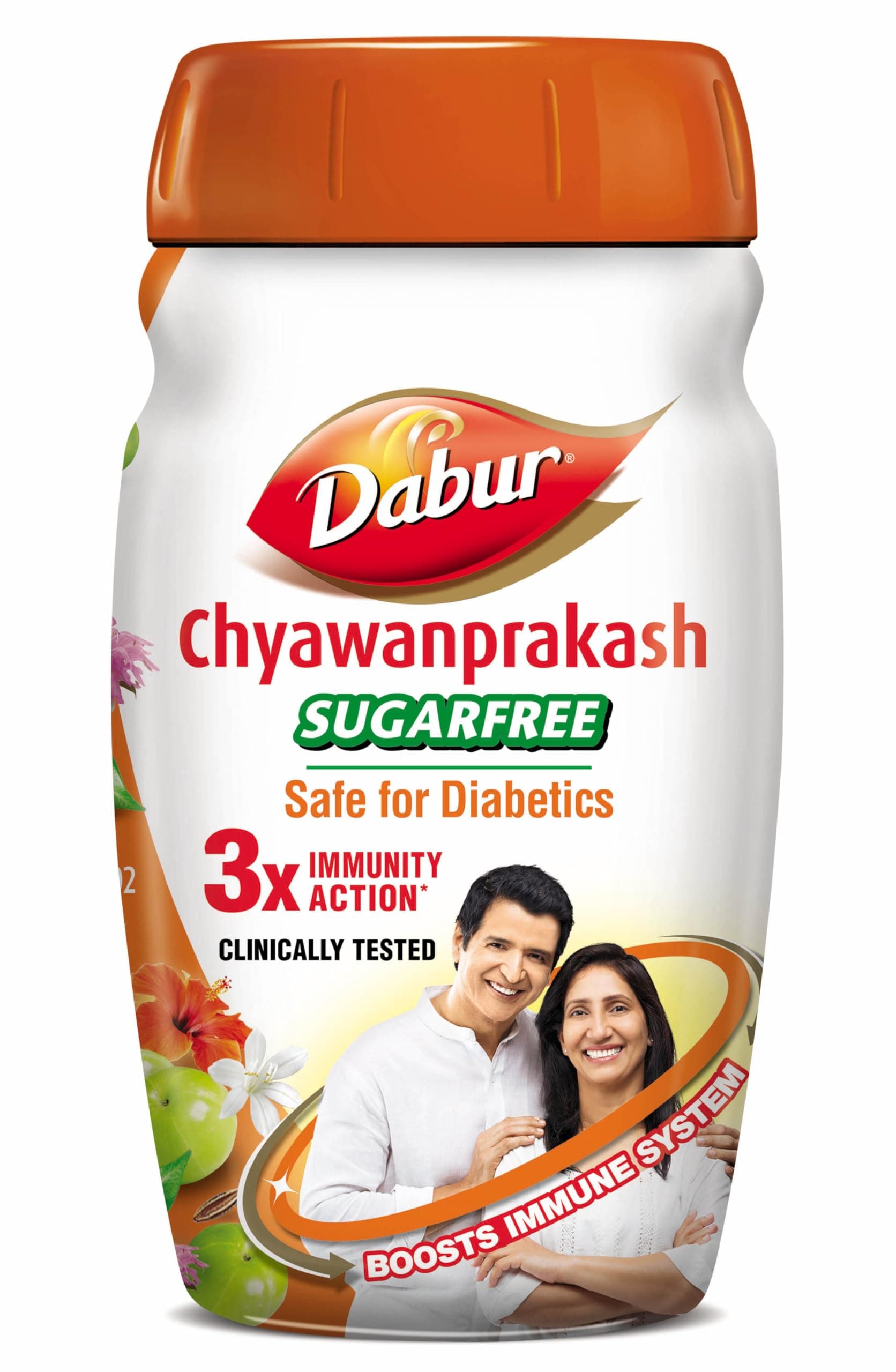 Dabur Chyawanprakash Sugarfree -1.8kg | 3X Immunity Action | Clinically Tested Safe for Diabetics | With 40+ Ayurvedic Herbs | Boosts Immunity | Helps Build Strength & Stamina | Builds Overall Health