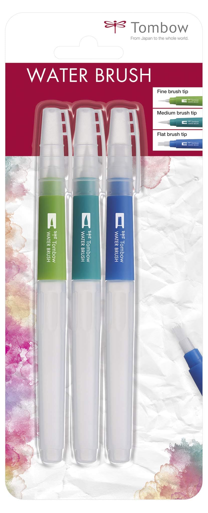 Tombow Waterbrush Set of 3