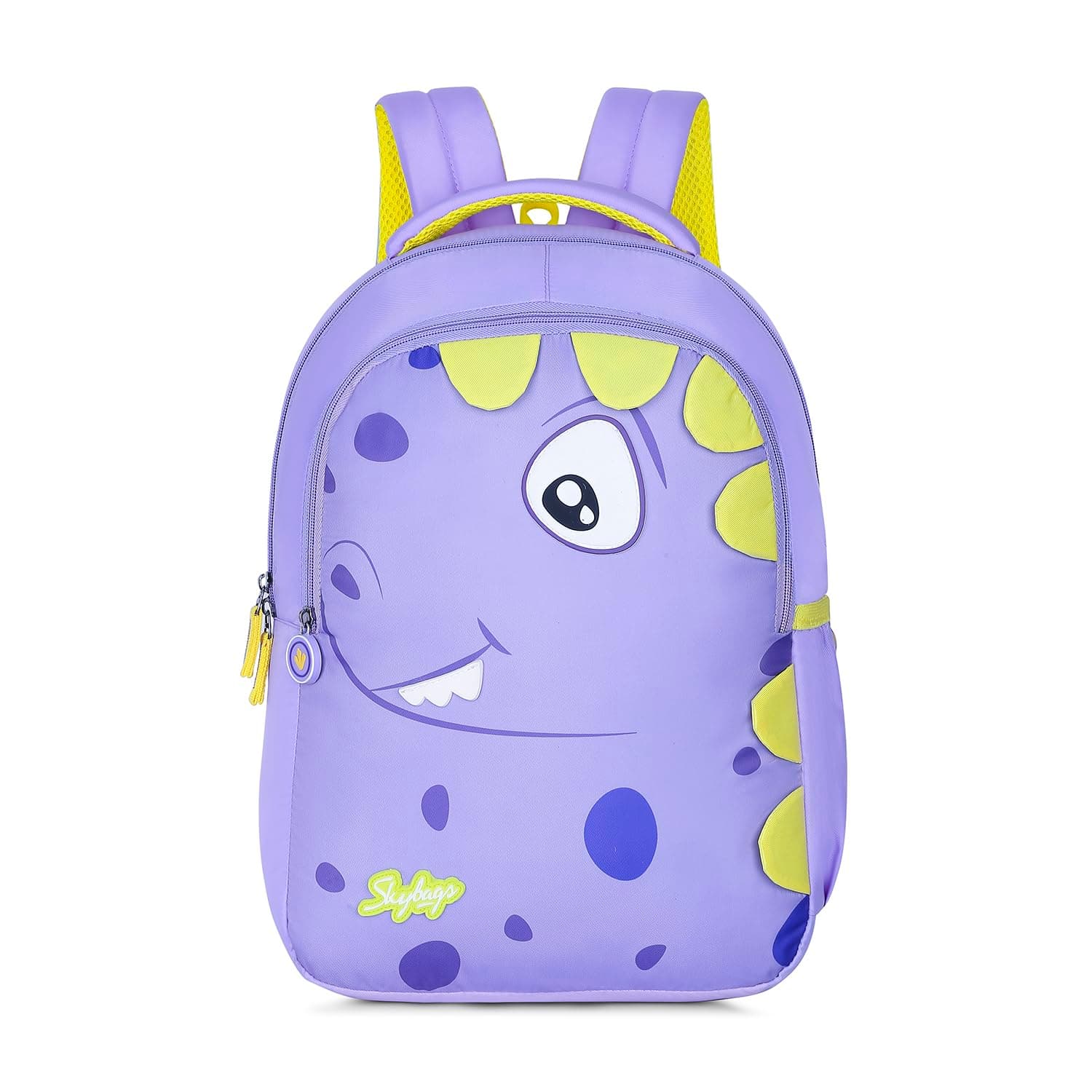 Skybags Dino 01 School Backpack Purple