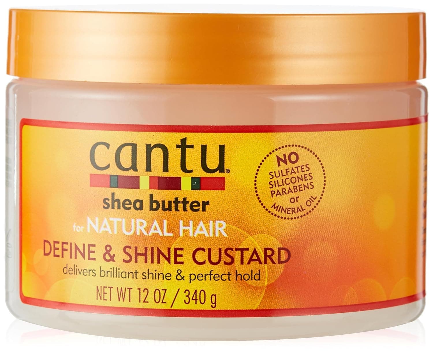 Cantu Natural Hair Define Shine Custard, 340 g (Pack of 2)