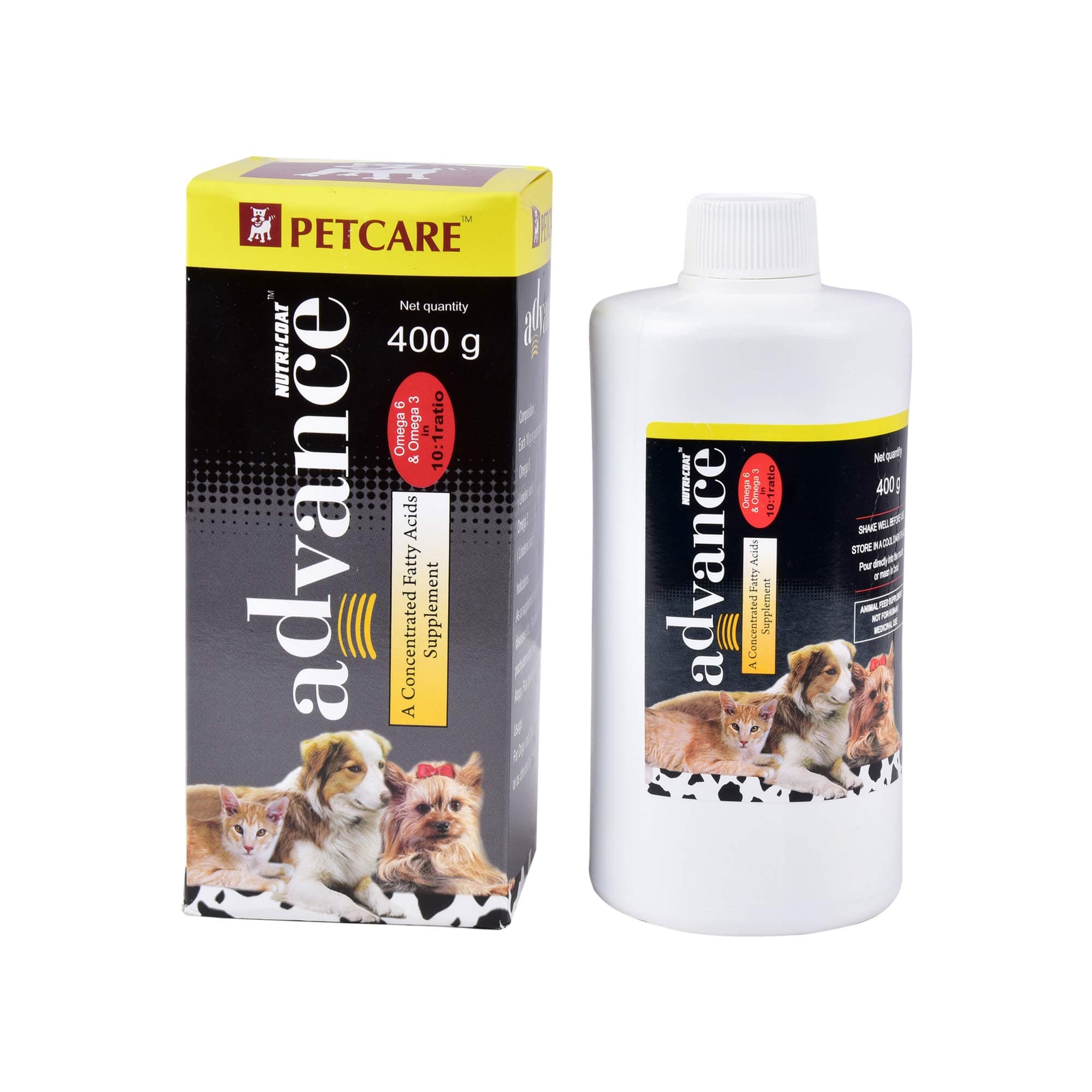 PETCARE Nutricoat Advance Concentrated Fatty Acids Supplement 400 Gram