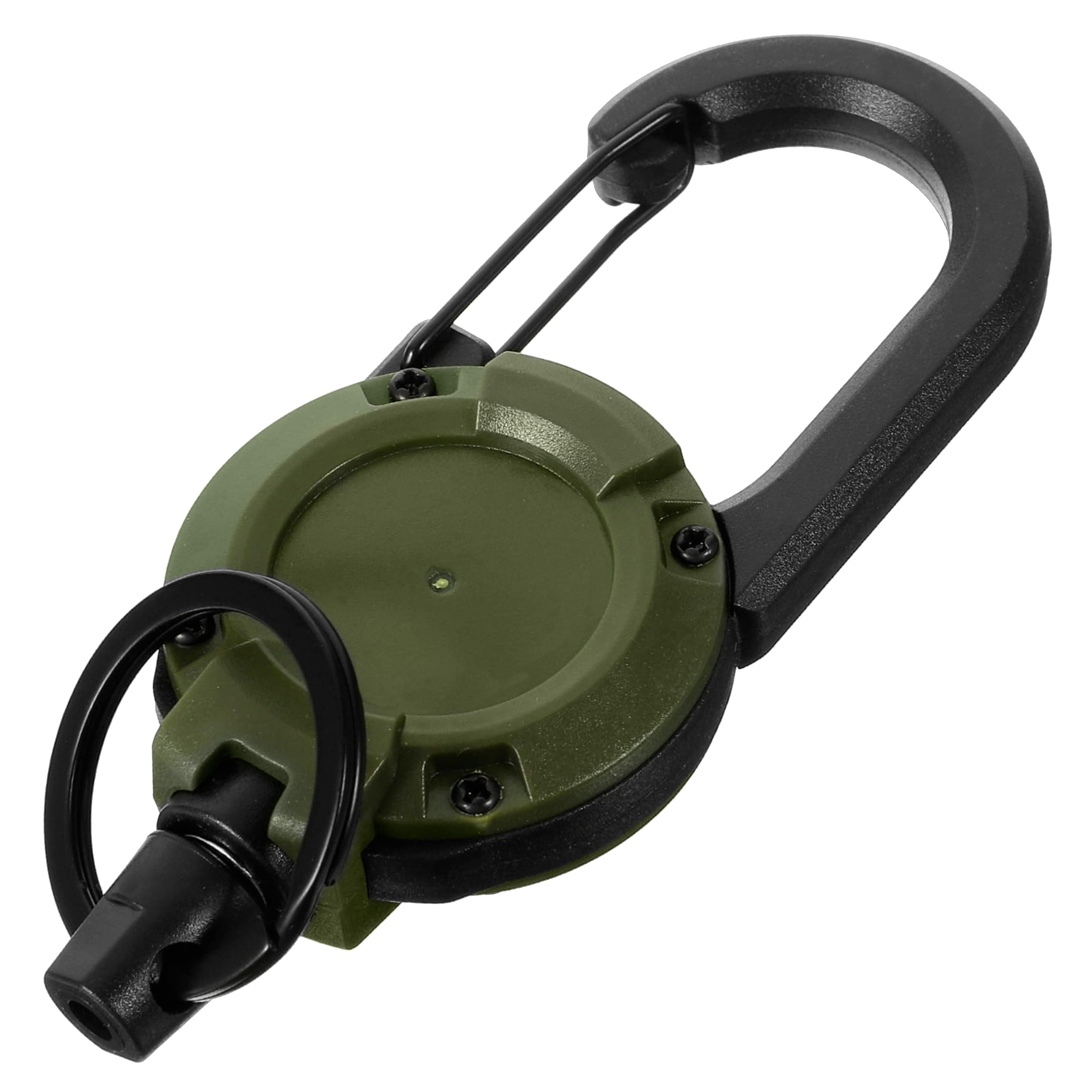 Storite Retractable Keychain ID Badge Holder Keyring | Secure Carabiner Clip for Backpacking, Fishing, Outdoor Use | Durable ABS, Lightweight & Reusable | Ideal for Everyday Travel