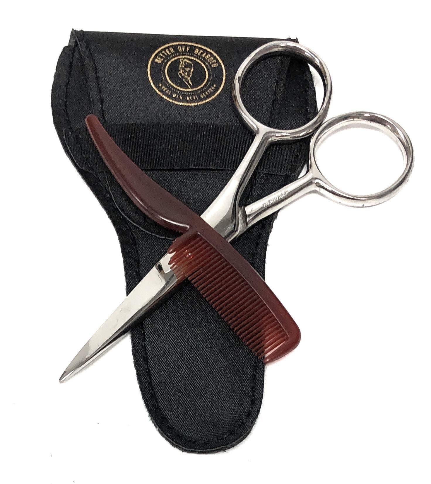Moustache Scissors & Beard Groomers shapes and grooms mustaches, beards and brows (2 piece)