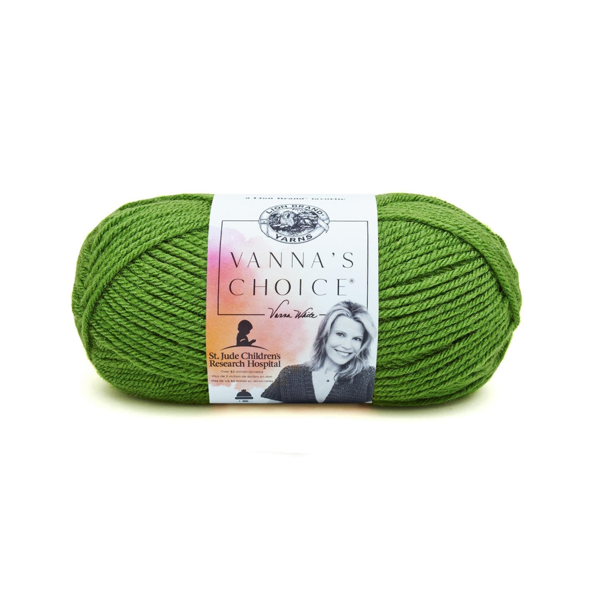 Lion Brand Yarn 860-172C Vanna's Choice Yarn, Kelly Green