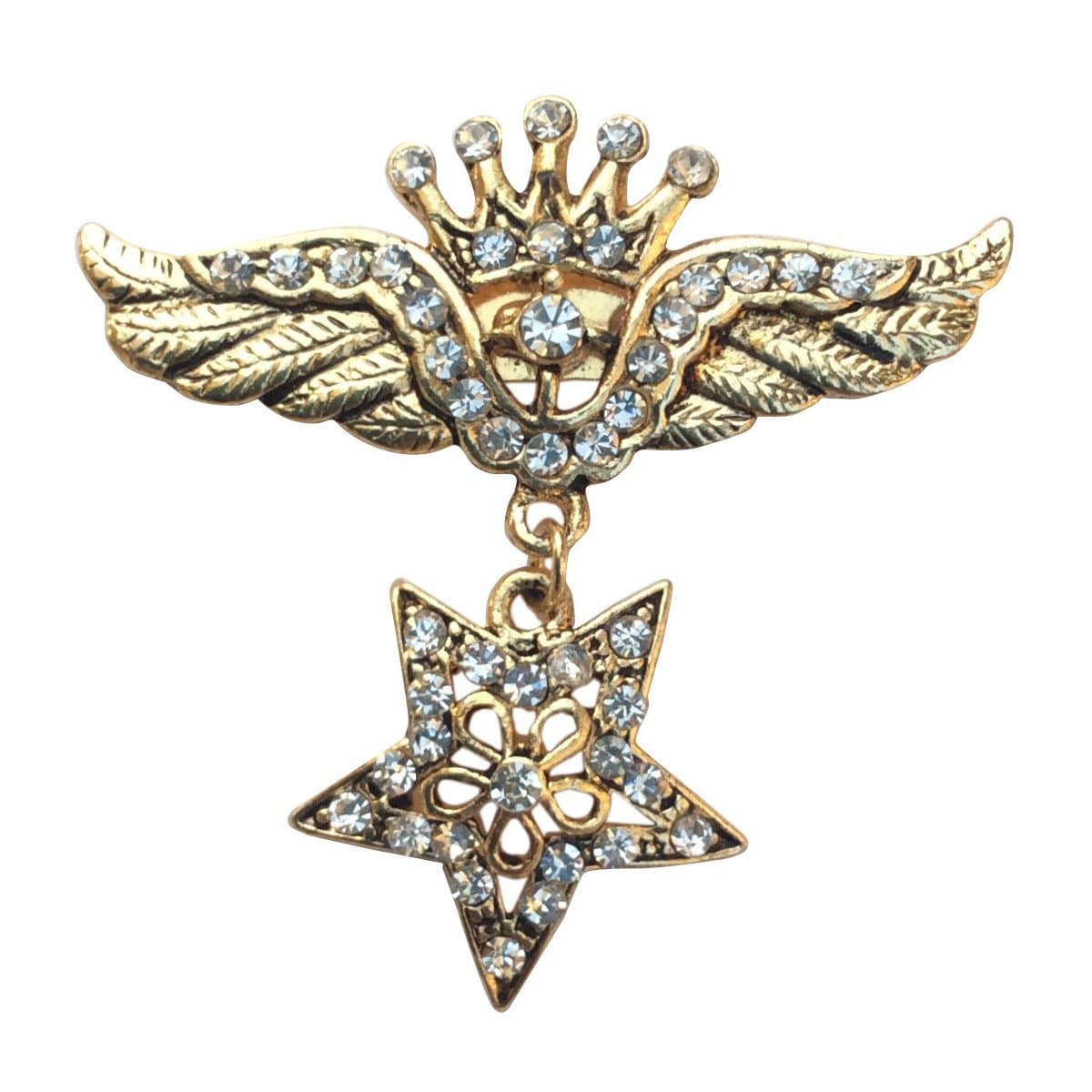FURE Crowned Star Brooch