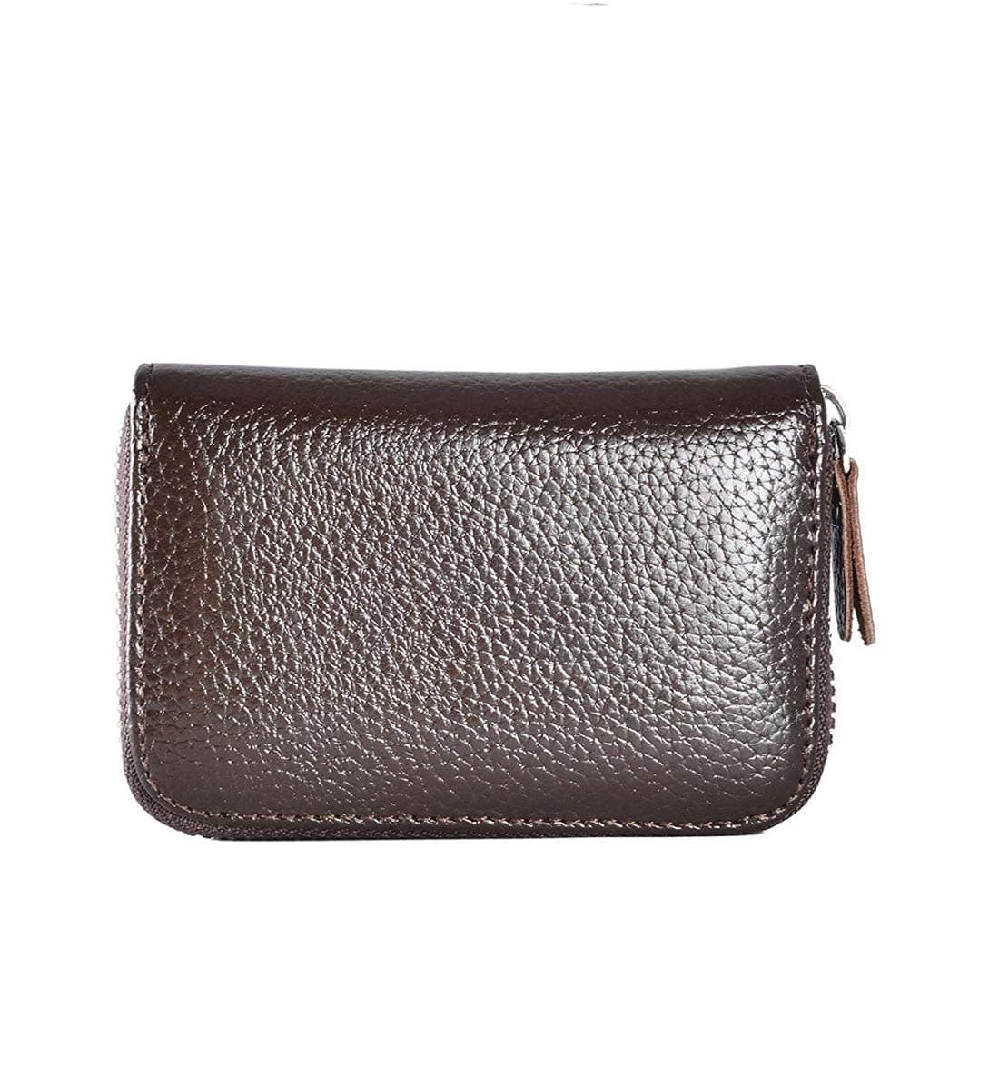 Stealodeal Dark Brown RFID Protected Leather Debit/Credit/ATM 11 Slot for Men & Women Card Holder Wallet