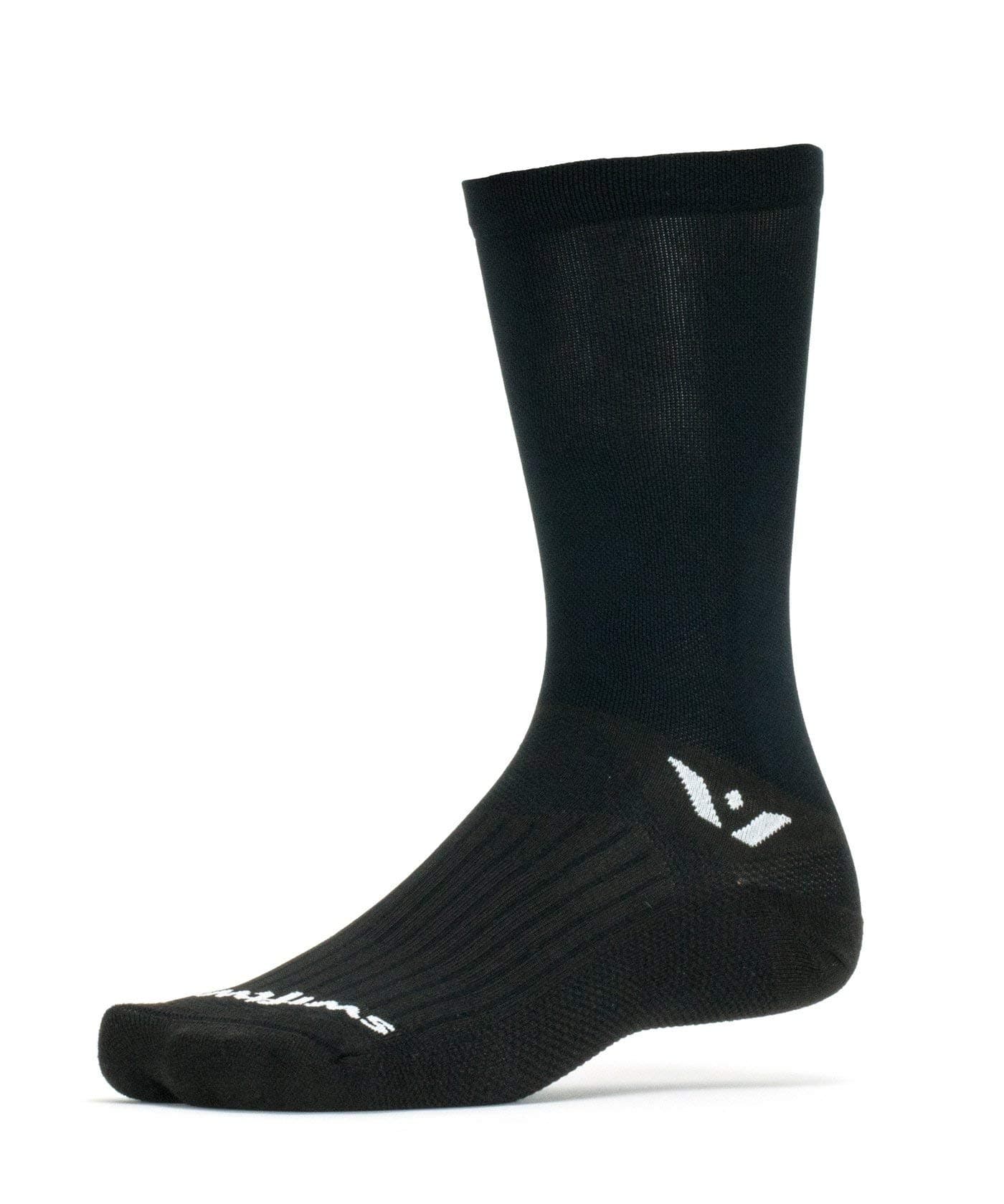 Swiftwick- ASPIRE SEVEN Cycling Socks, Firm Compression Fit, Tall Crew