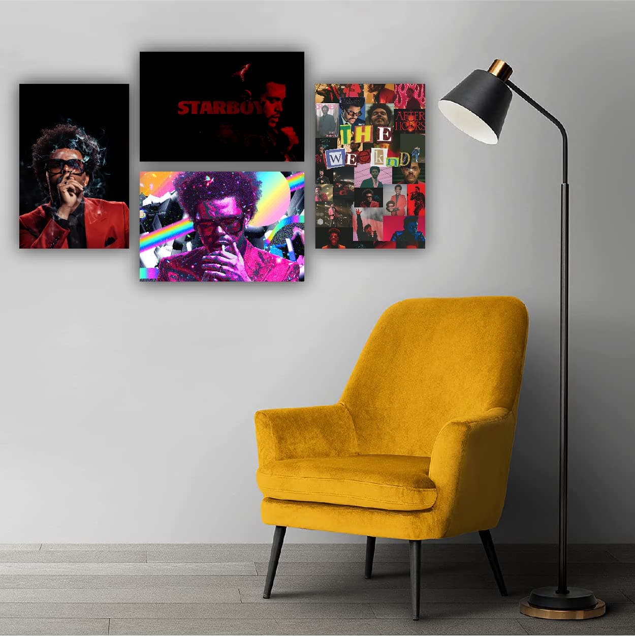 SIGNOOGLE® The Weekend Combo Poster For Home Kids Bedroom Wall Multicolor 220 GSM Posters (18 x 12 Inch)