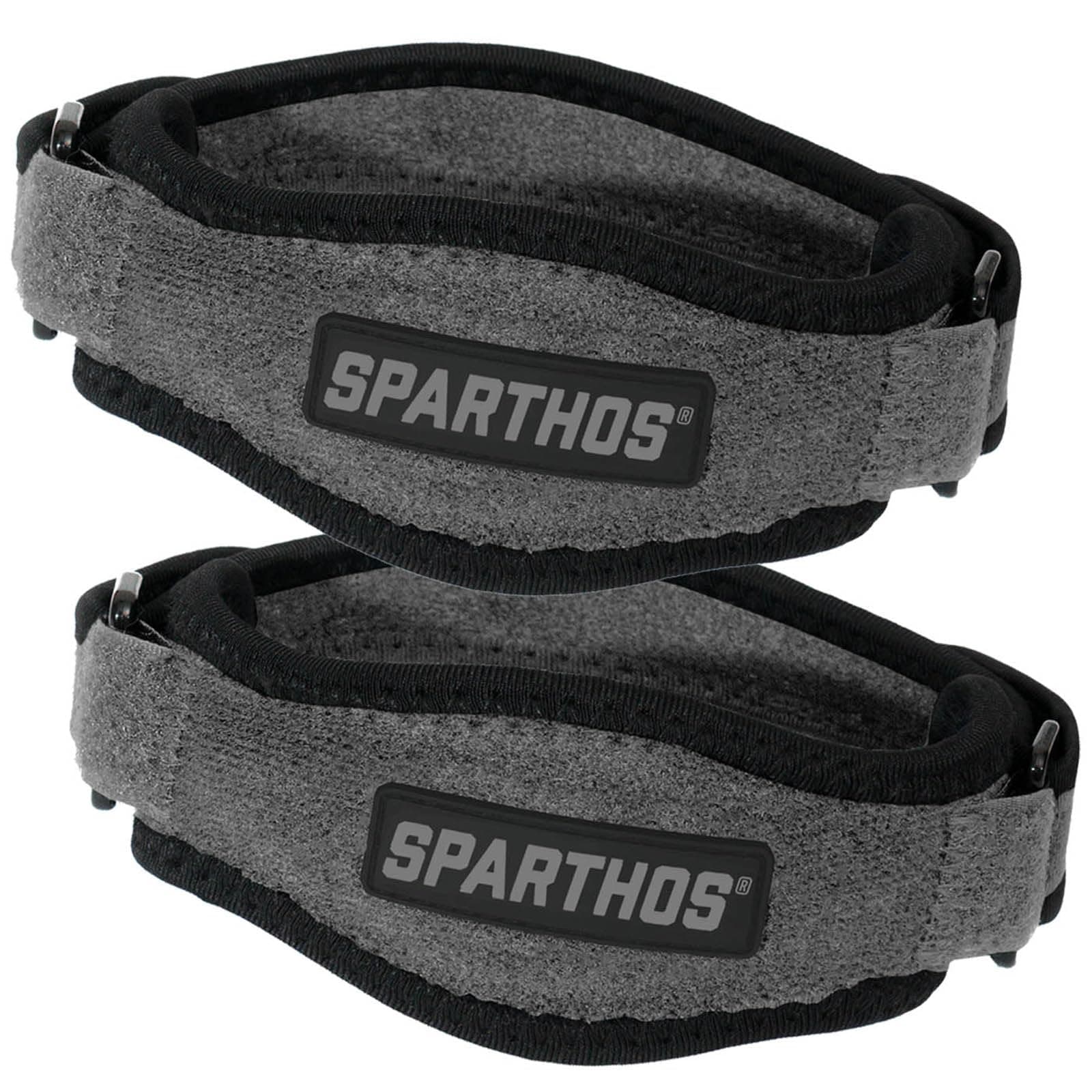 Tennis Elbow Brace by SPARTAN STRENGTH (Pack of 2) - Effective Tennis Elbow & Golf Elbow Support Band with Adjustable Strap and Gel Compression Therapy Pad - Relieves Tendonitis and Forearm Pain