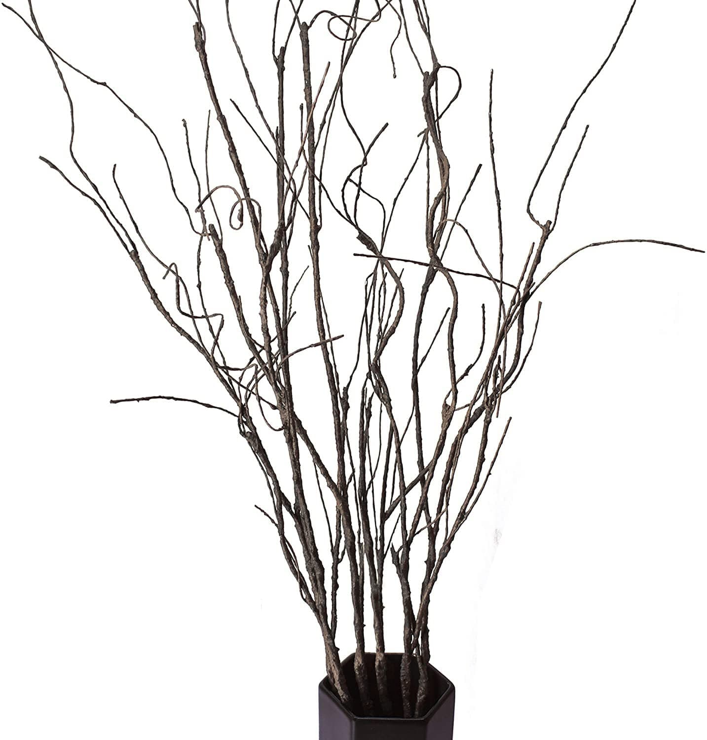 FeiLix 5PCS Dried Artificial Branches，Bendable Fake Vines Greenery Plants