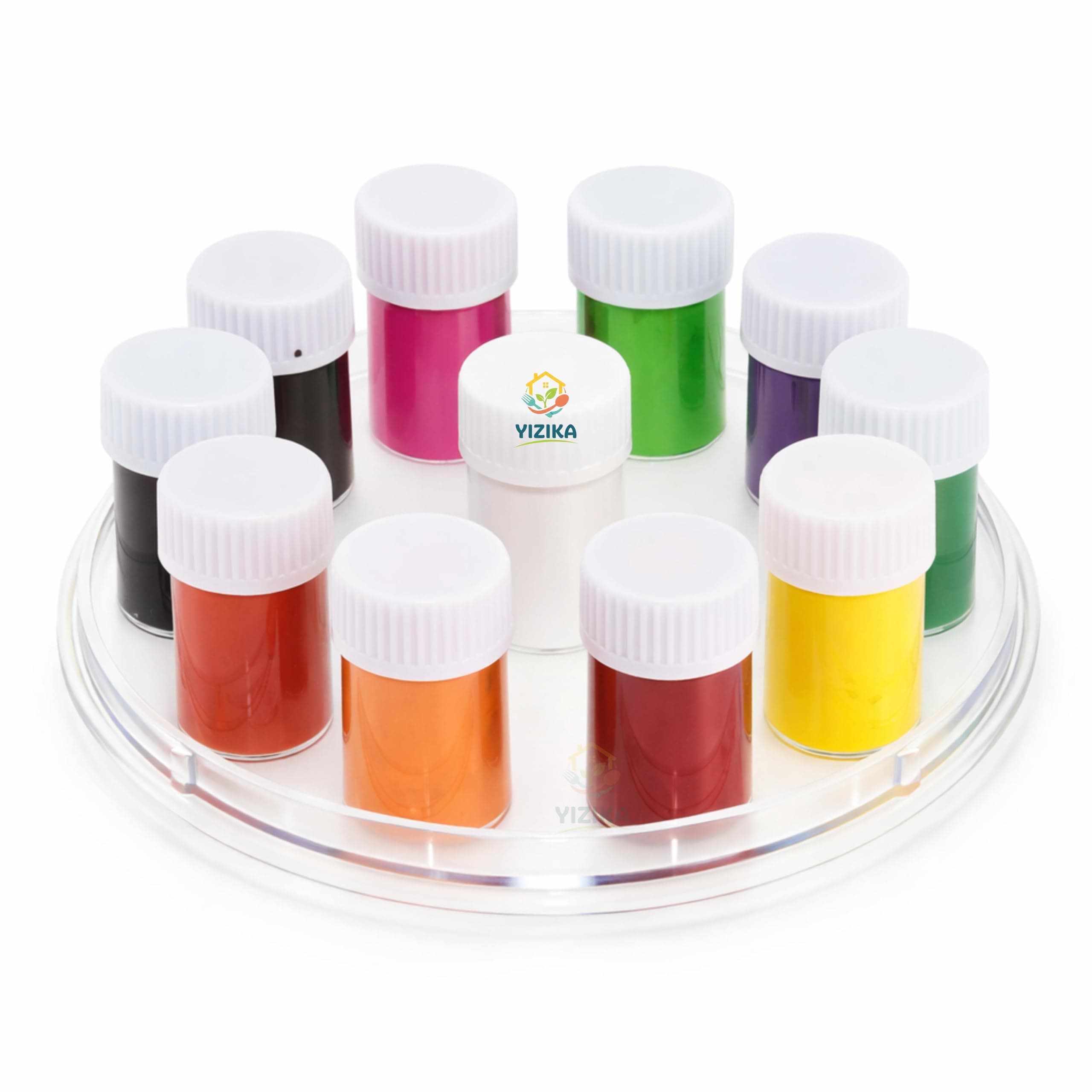 YIZIKA Liquid Kumkum & Sindoor 11 Colors Set for Women & Girls | Multi Colour Liquid Bindi & Tilak | Skin Friendly, Long Lasting, Easy to Apply | Bridal, Festival & Daily Use | 11 Bottles Pack