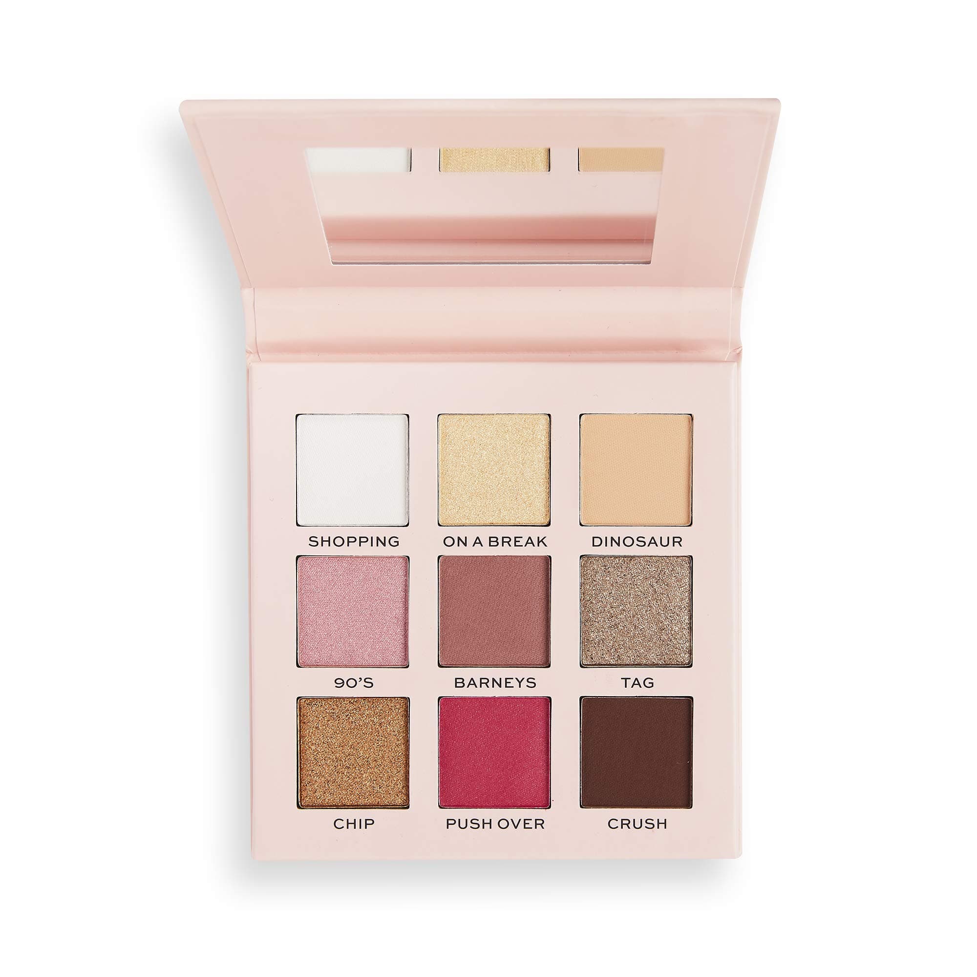 Makeup Revolution X Friends Rachel Eyeshadow Palette | 9 Neutral & Glam Shades | Matte & Shimmer Finishes | Travel-Friendly Mini Palette | Inspired by Rachel Green