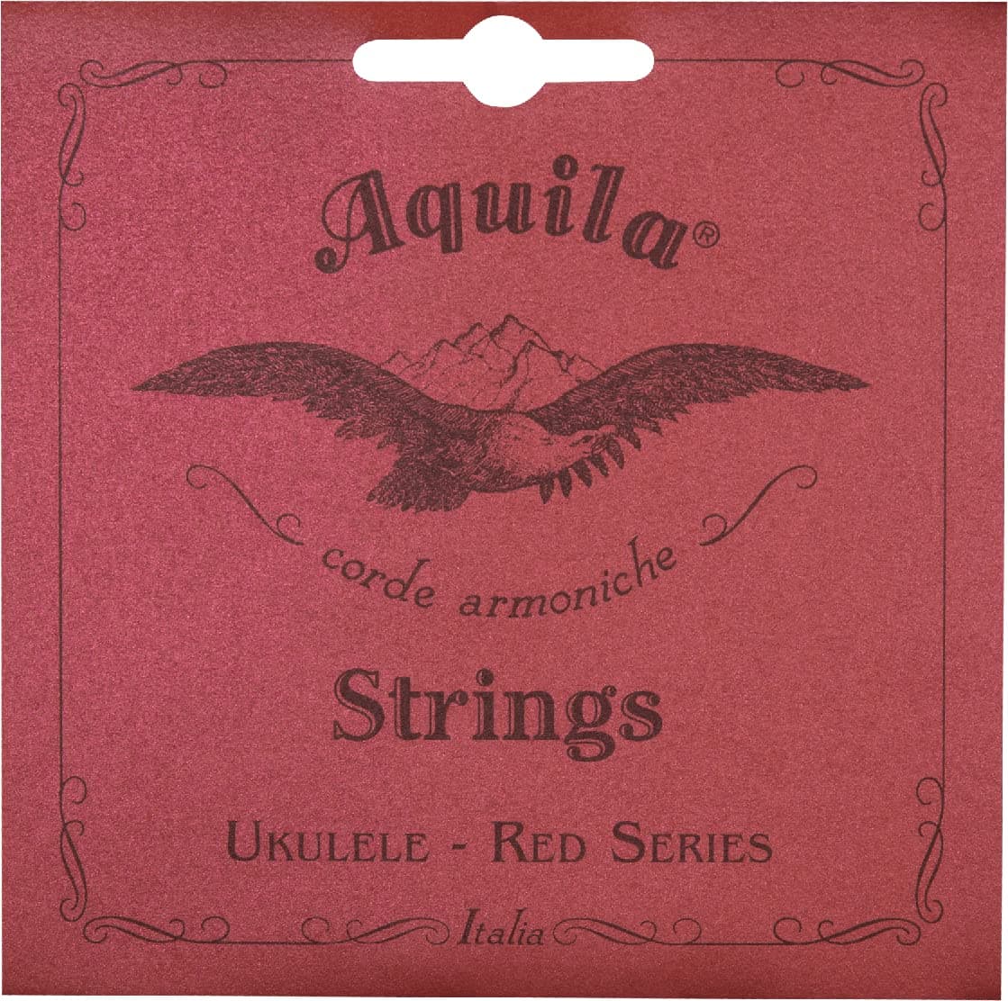 Aquila 86U Red Series, Ukulele Concert Low-G Tuning, Key of C - GCEA (Wound Red G)