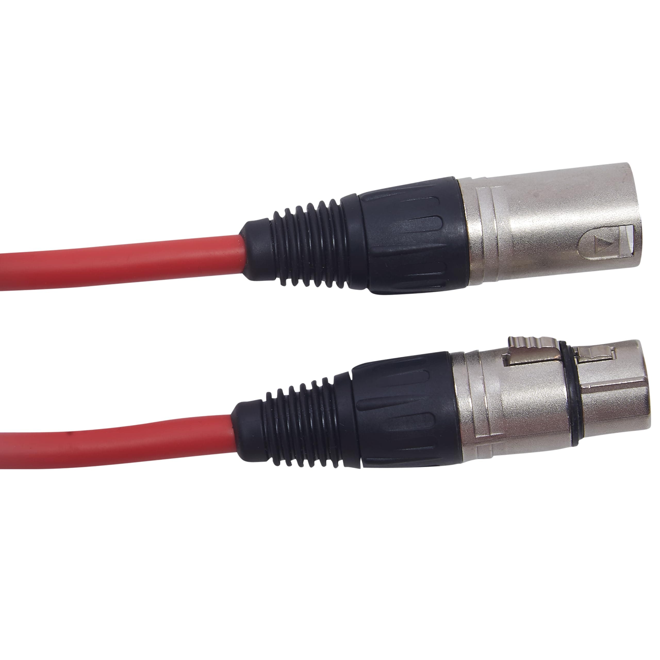 Bajaao Profesional quality, XLR Male to XLR Female Balanced Microphone Cable- Red 6M / 20ft