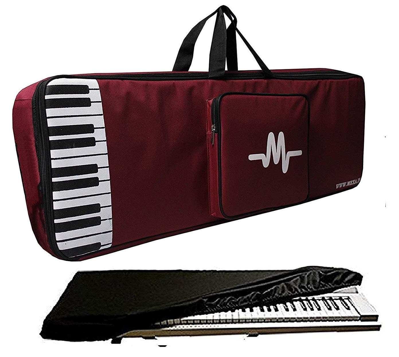 Mexa for casio ctx870in /ctx8000in /ctx900in / ctx700 Keyboard Bag Padded Quality with dust Cover.