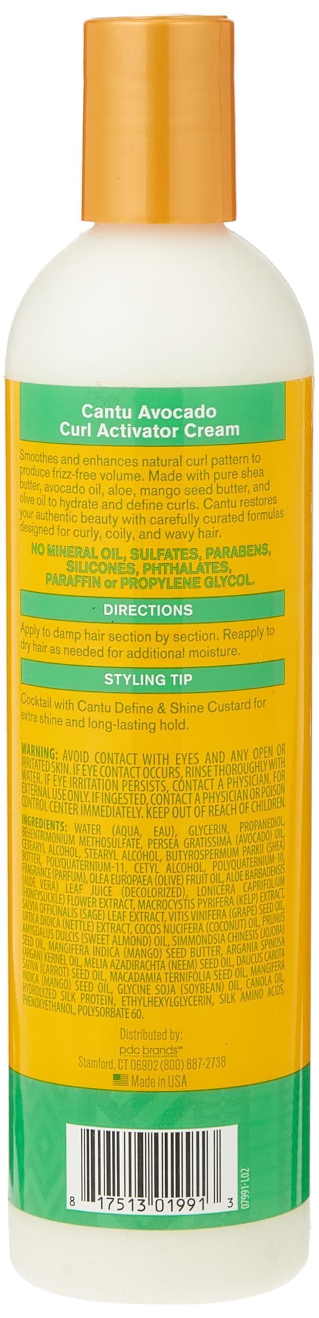 Cantu Avocado Curl Activator 12 Ounce (355ml) (Pack of 2)