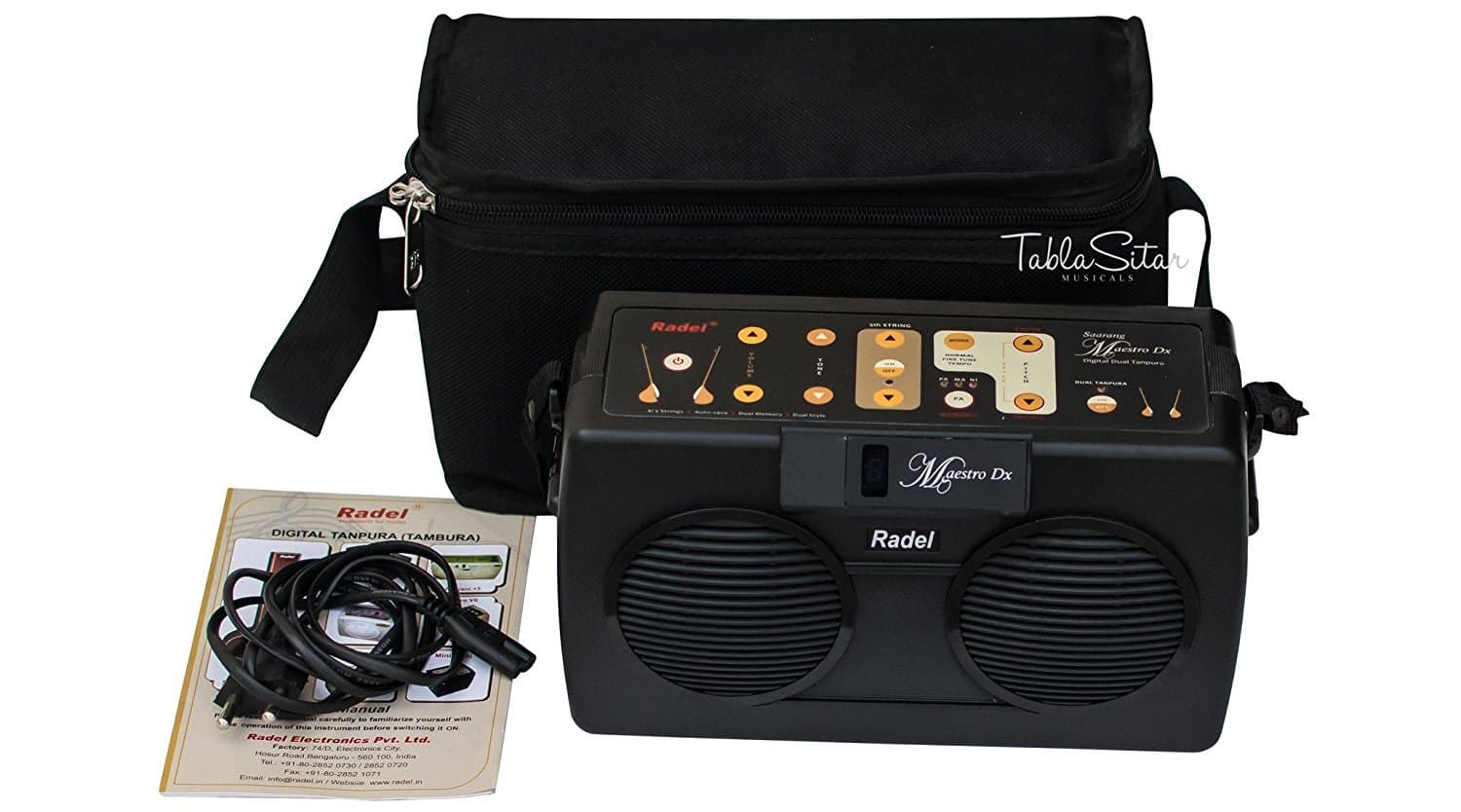 Radel Saarang Maestro NEO Digital Tanpura – Lightweight ABS Cabinet, Stereo Output