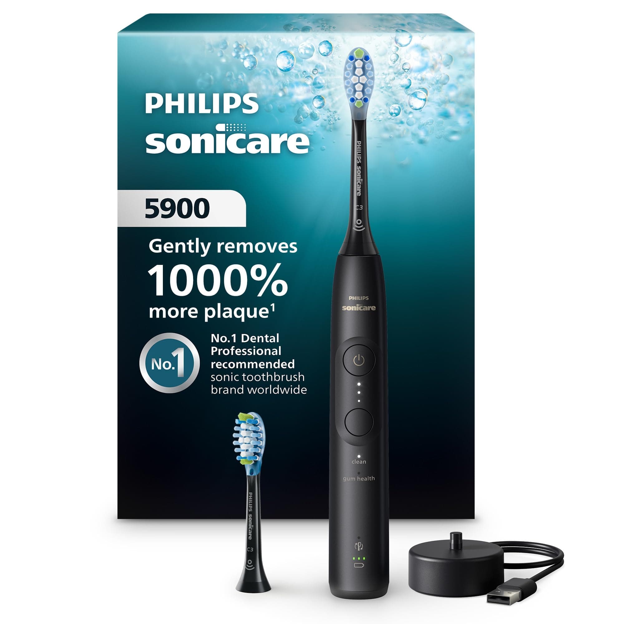 Philips Sonicare 5900 Rechargeable Toothbrush Black