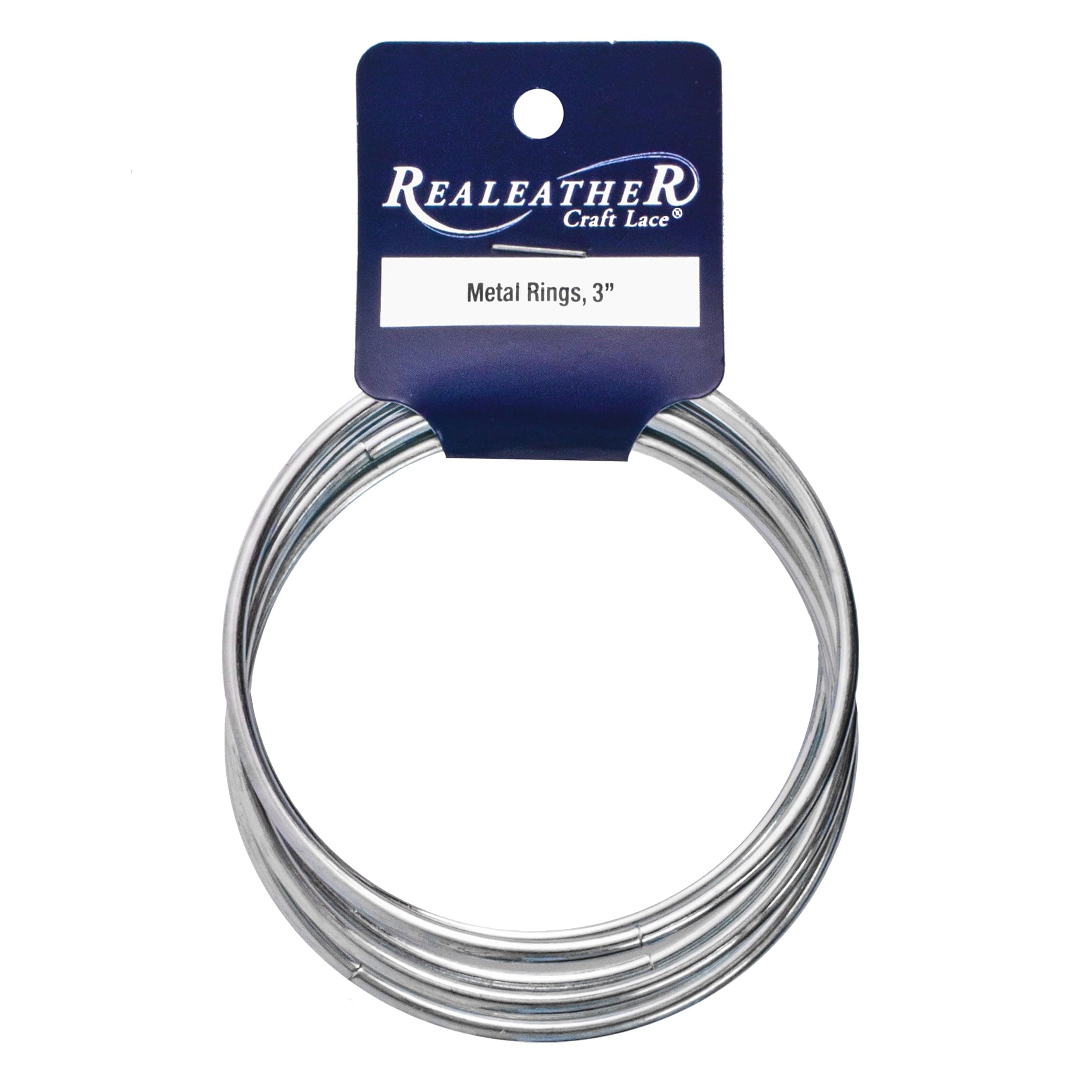 Zinc Metal Rings-3" 6/pkg