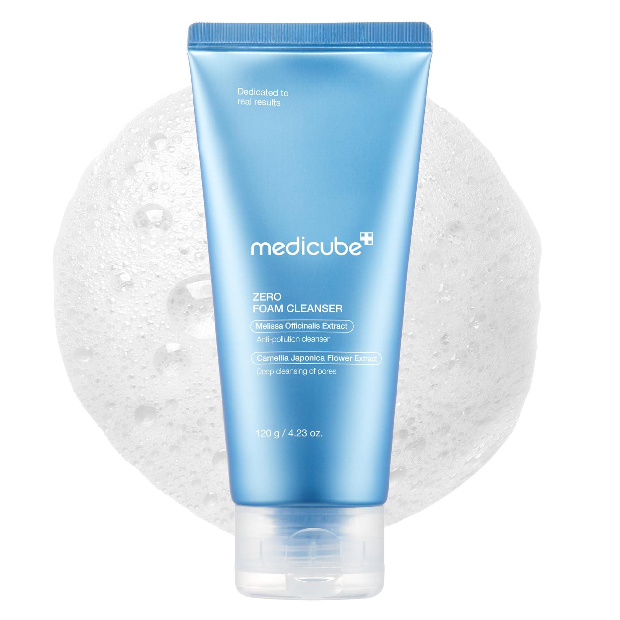 Medicube Zero Foam Cleanser 120g | Gentle Deep Pore Cleansing Face Wash | Removes Oil, Dirt & Microdust | Hydrating Korean Skincare for Sensitive & Acne-Prone Skin