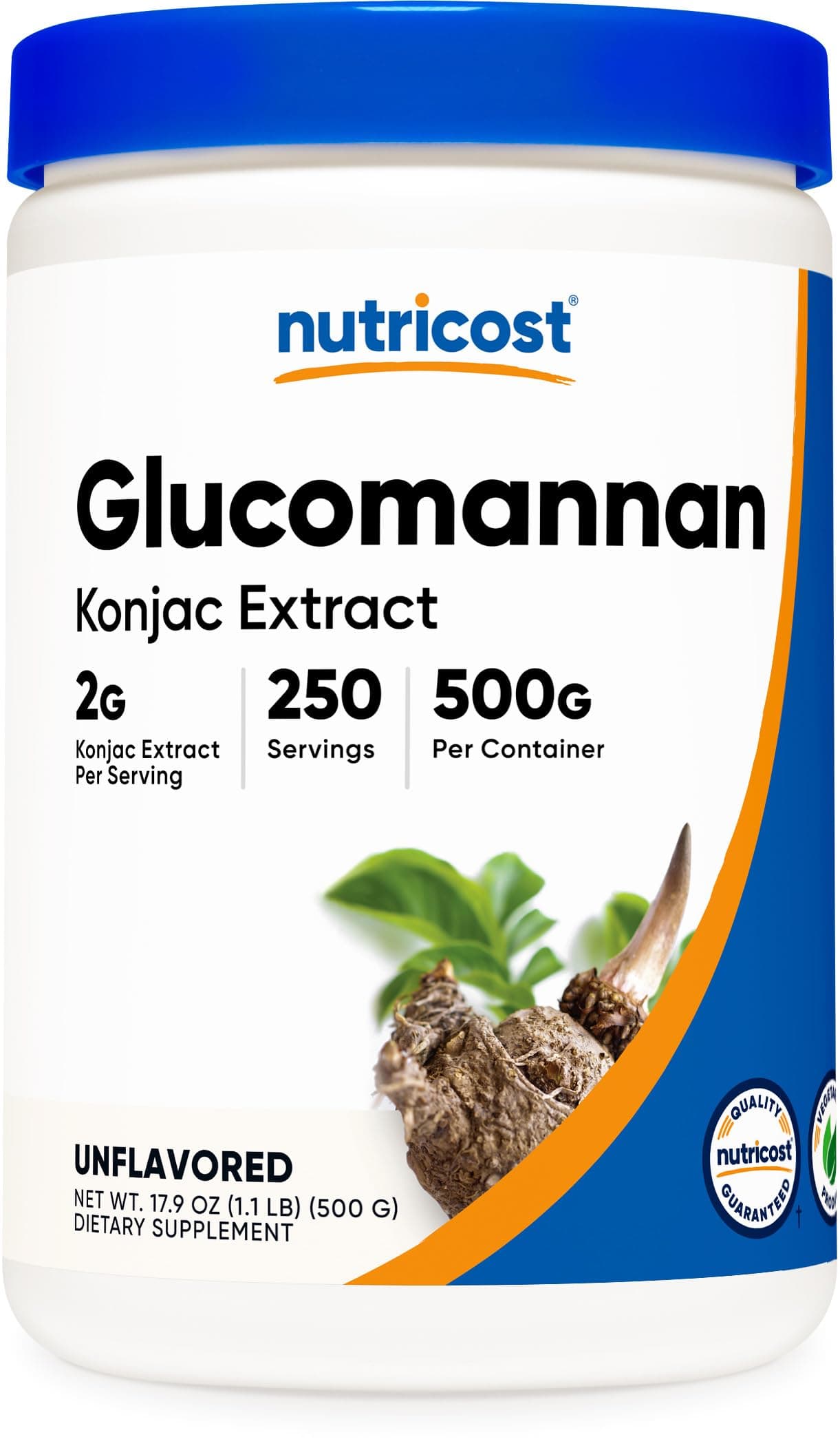 Nutricost Glucomannan Powder (Konjac extract) - 500 Grams