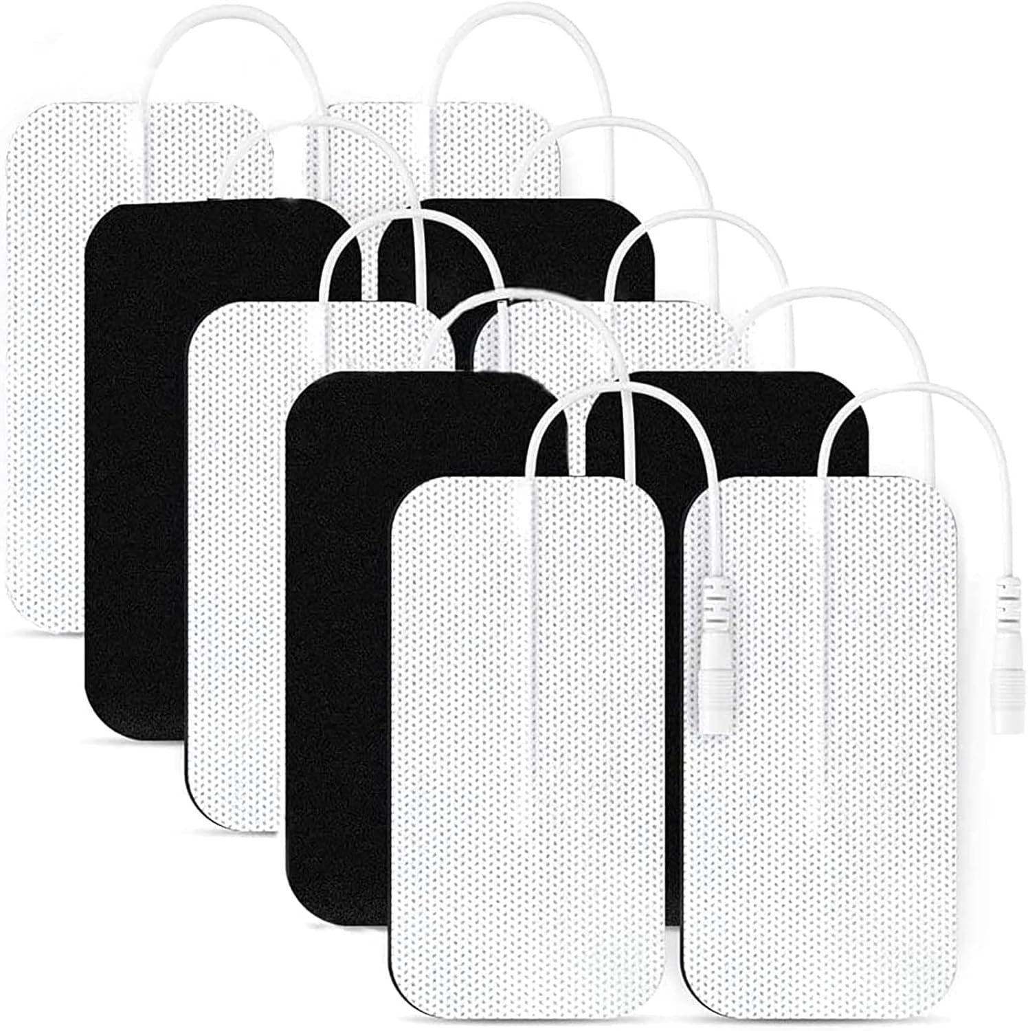 10 Pcs Machine Self-Adhesive Tens Electrodes Pads, Massager Patch, Muscle Stimulator Heating Electrode Pad Plug in Therapy Patch Disposable Therapy Electrode Pad