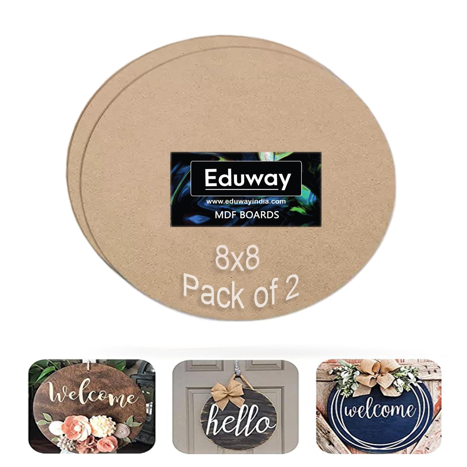 Round MDF 8 Inch Variation Eduway S