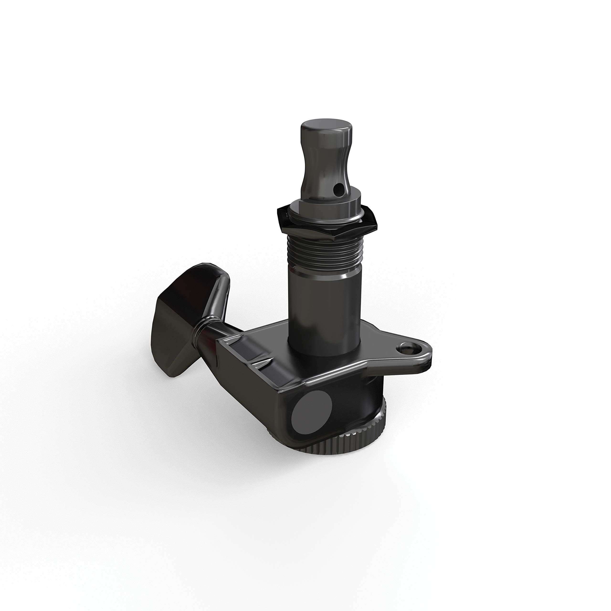 D'Addario PWAT-6R2 Auto-Trim 6 In-Line Setup Tuning Machine (Black)