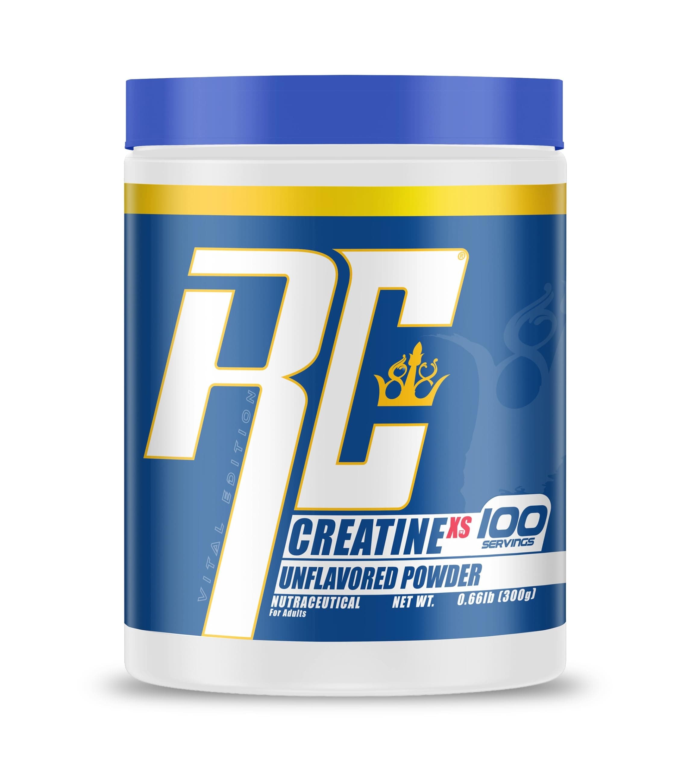 Ronnie Coleman Signature Series Creatine XS, Unflavoured (100 Servings, 300g / 0.66lbs)