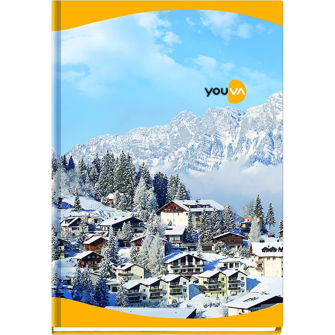 YOUVA Navneet Youva | Case Bound/Hard Cover Long Book For Students, Shops And Office Use | Single Line | A4 Size - 21Cm X 29.7Cm | 288 Pages
