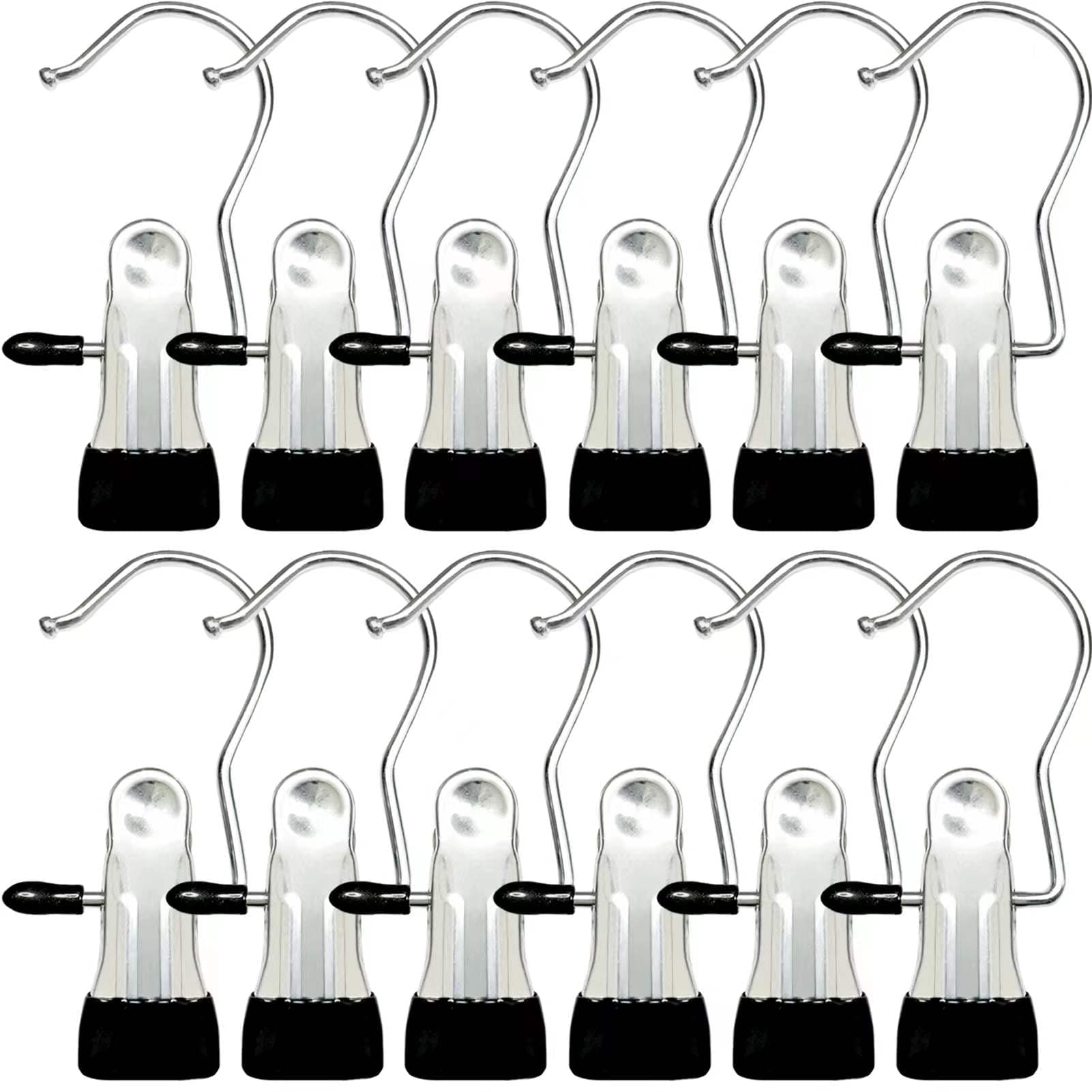 Boot Hangers for Closet - Hanging Clips Hooks for Laundry, Towel Clips, Boot Organizer for Home and Travel