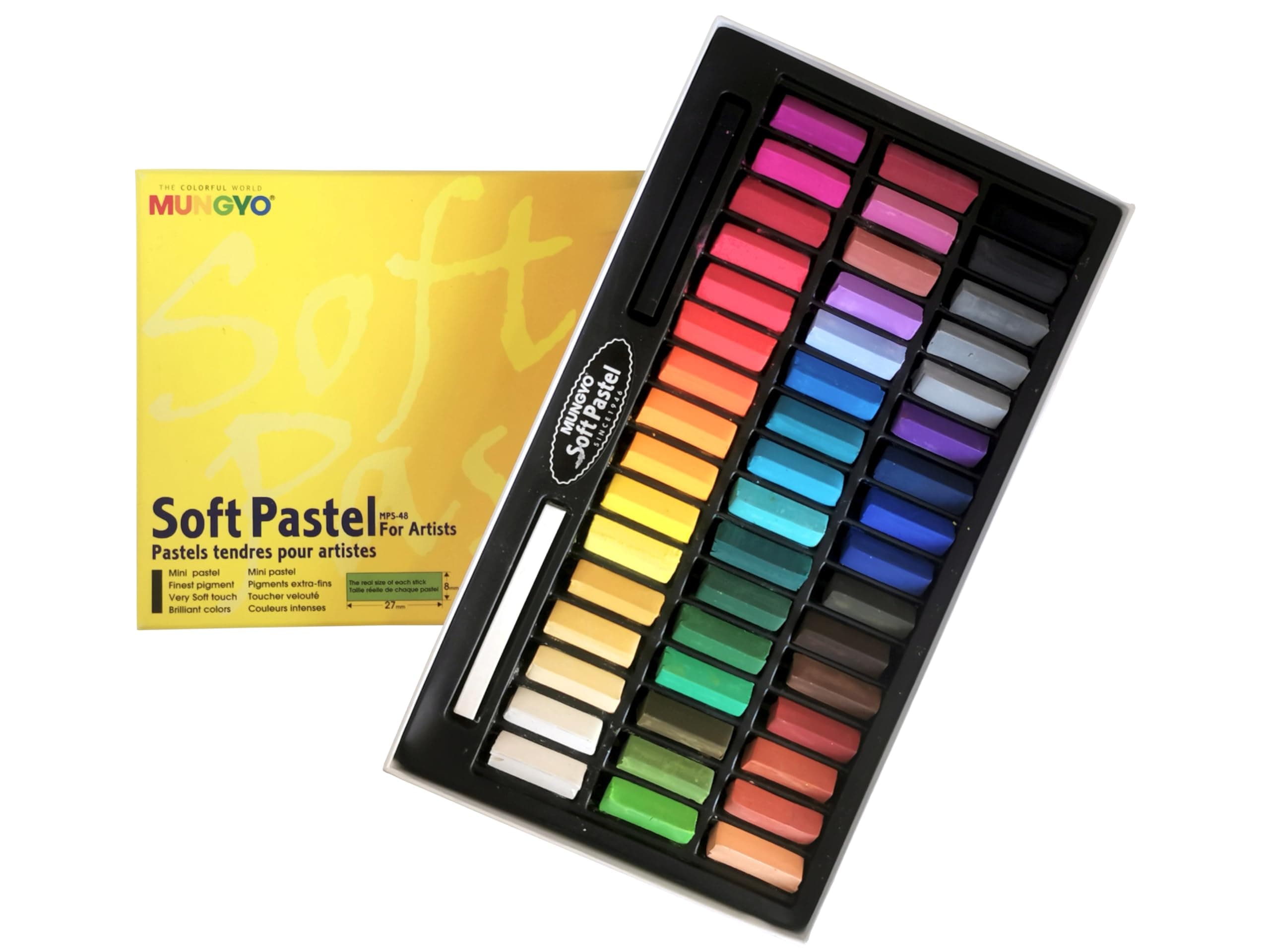Mungyo mps48 Set of 48 Pencils Assorted Dry Edge