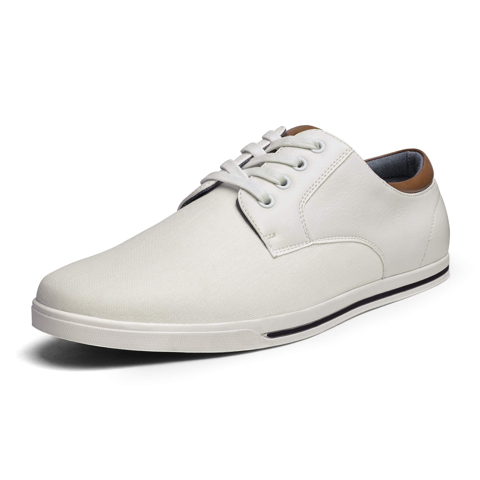 Bruno Marc Men's RIVERA-01 White Oxfords Shoes Sneakers Casual Dress Shoes Size 12 M US