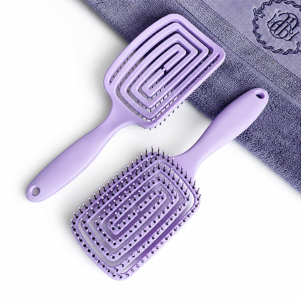 Premium 3D Detangling Hair Brush for Women & Men- Anti Hair Fall Comb for Curly, Wavy & Straight Hair | Hair Straightening Brush, Wet & Dry Styling Brush | Scalp Massager, Frizz Control & Tangle Free Grooming Brush