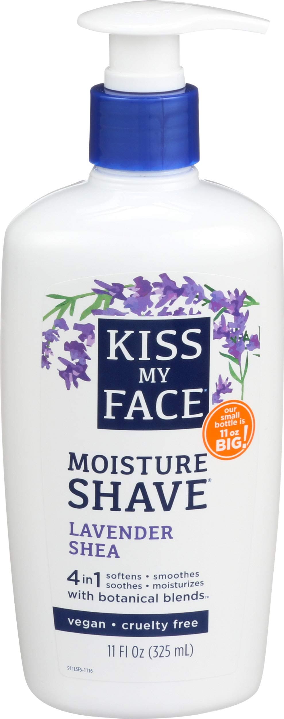 Kiss My Face Moisturizing Shave Lavender And Shea 11 Ounces