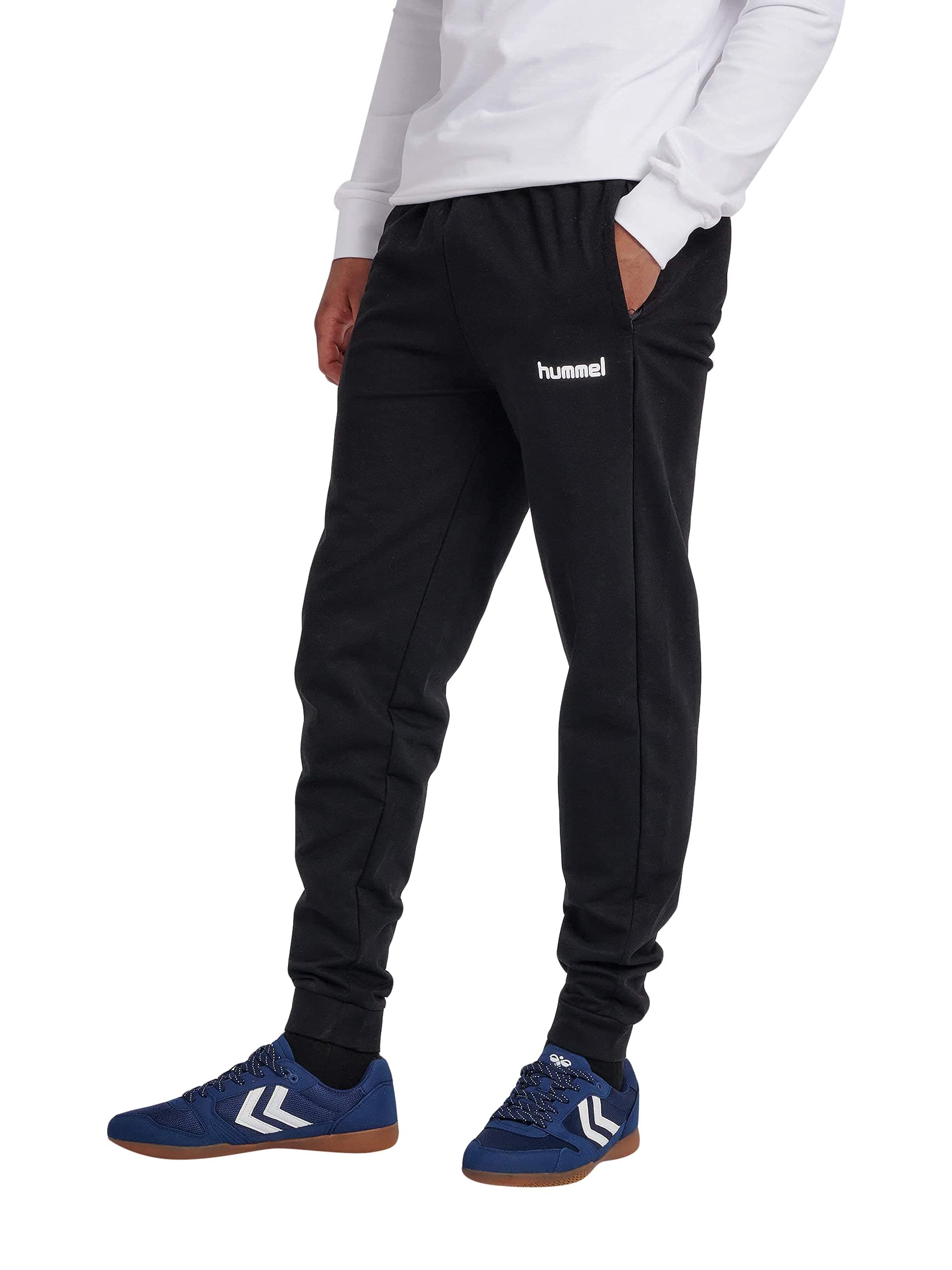 hummel Men's Track Pants (203530-2001_Black_Large)